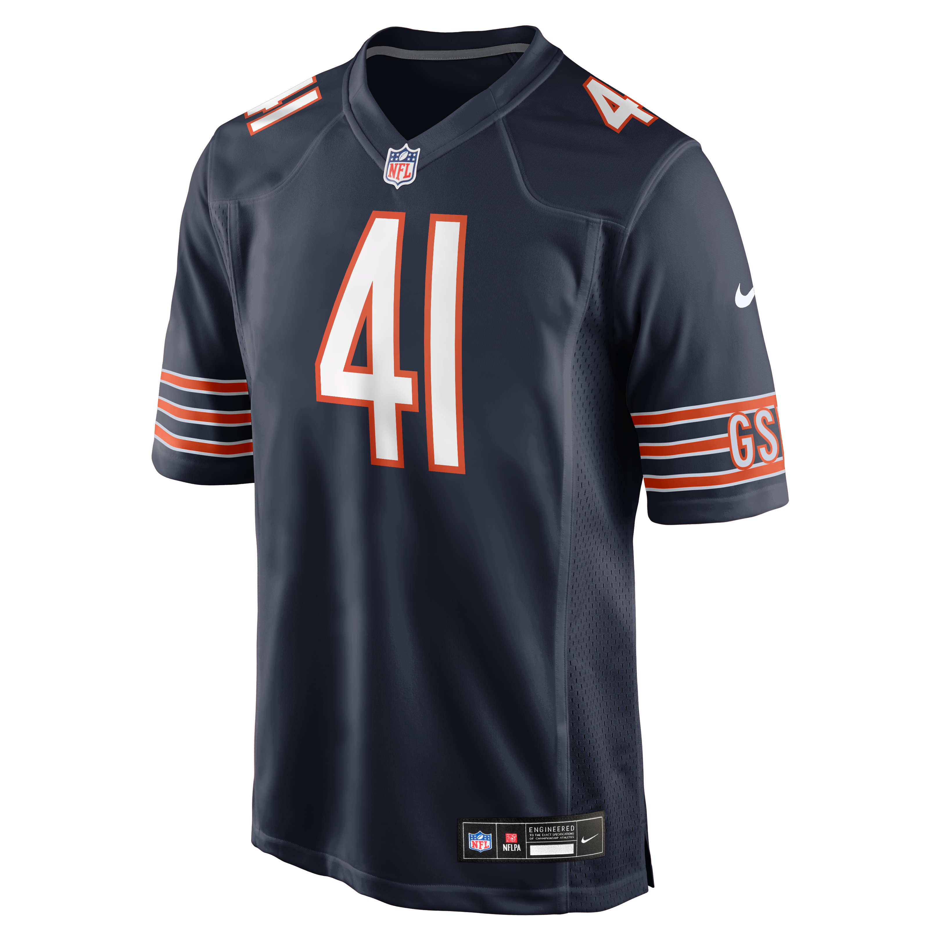 Men's Chicago Bears Brian Piccolo Navy Game Retired Player Jersey