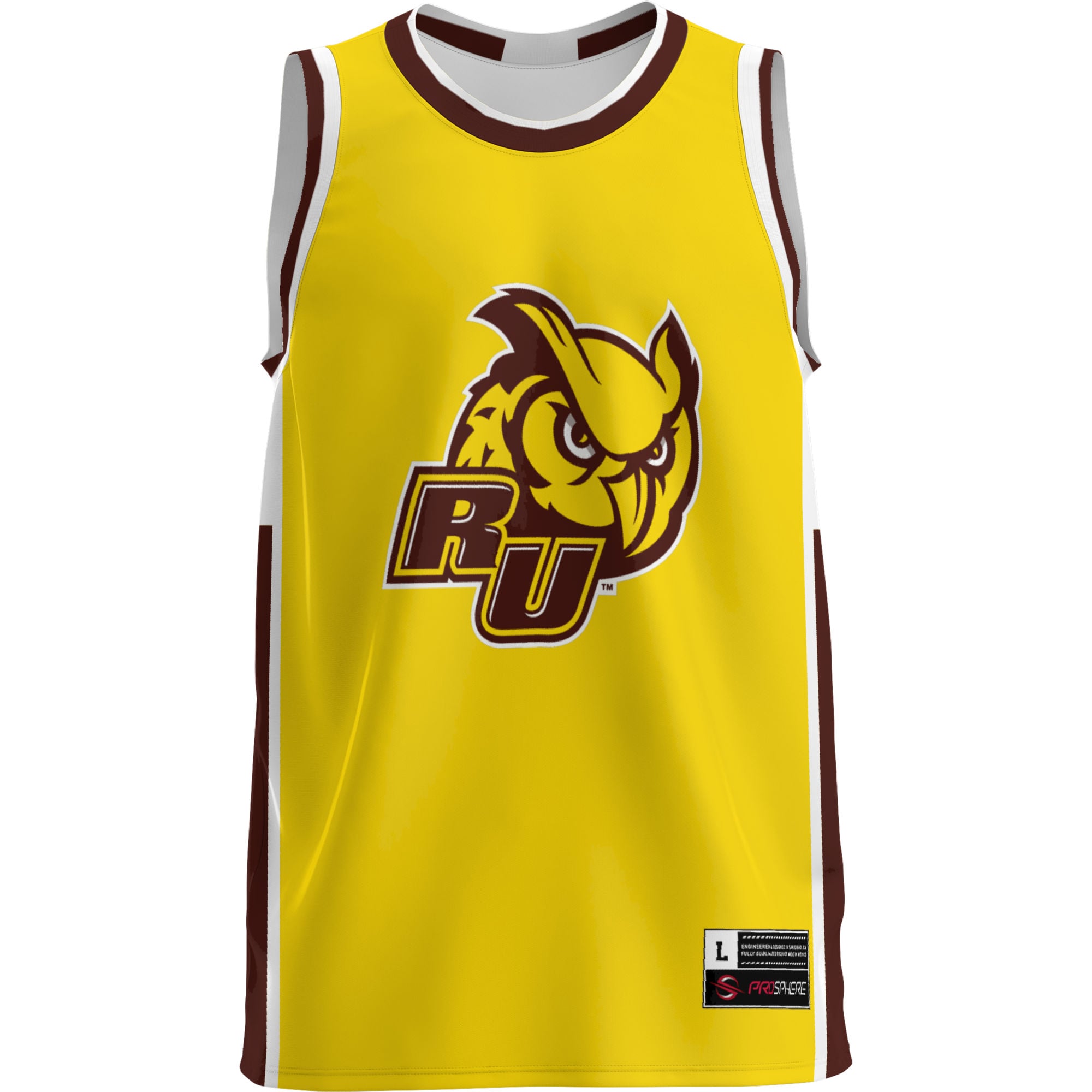 Men's Brown Rowan Profs Lightweight Basketball Jersey