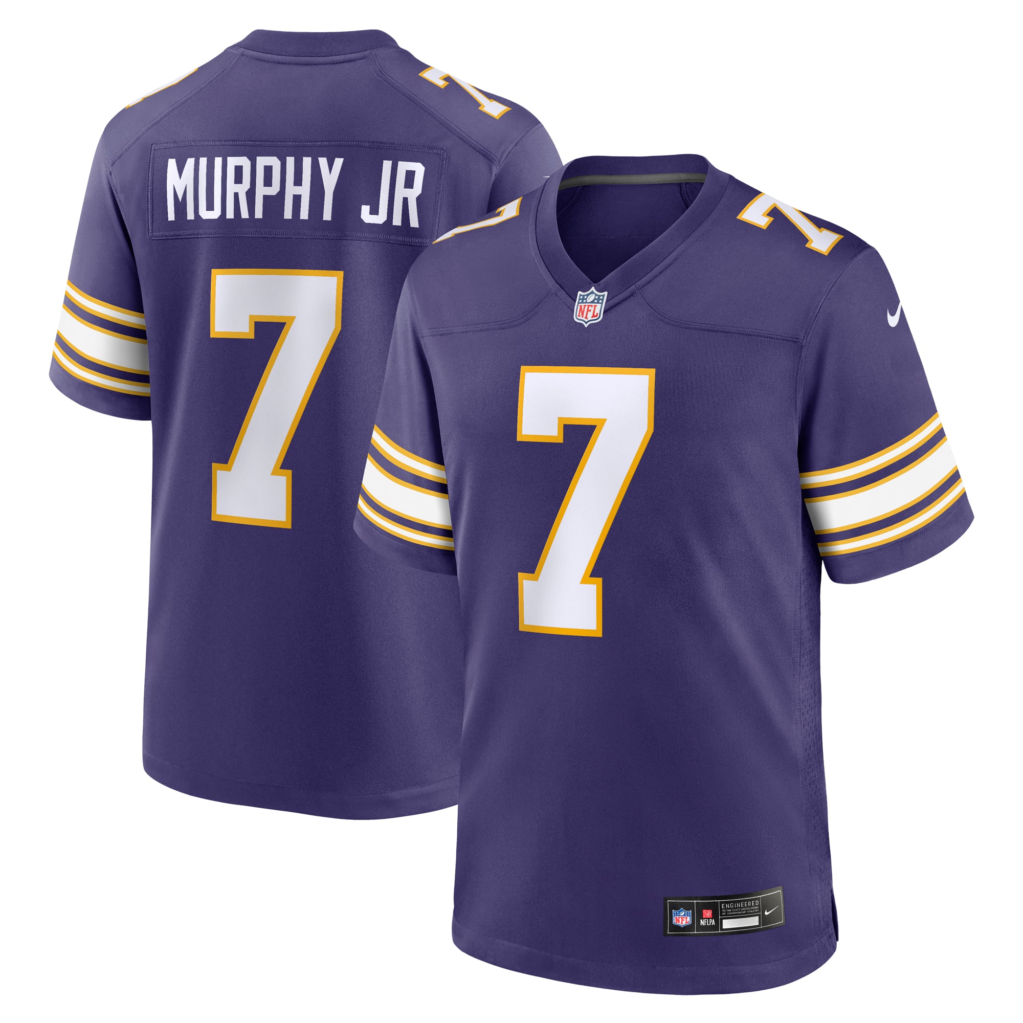 Men's Minnesota Vikings Byron Murphy Jr. Purple Alternate Game Jersey