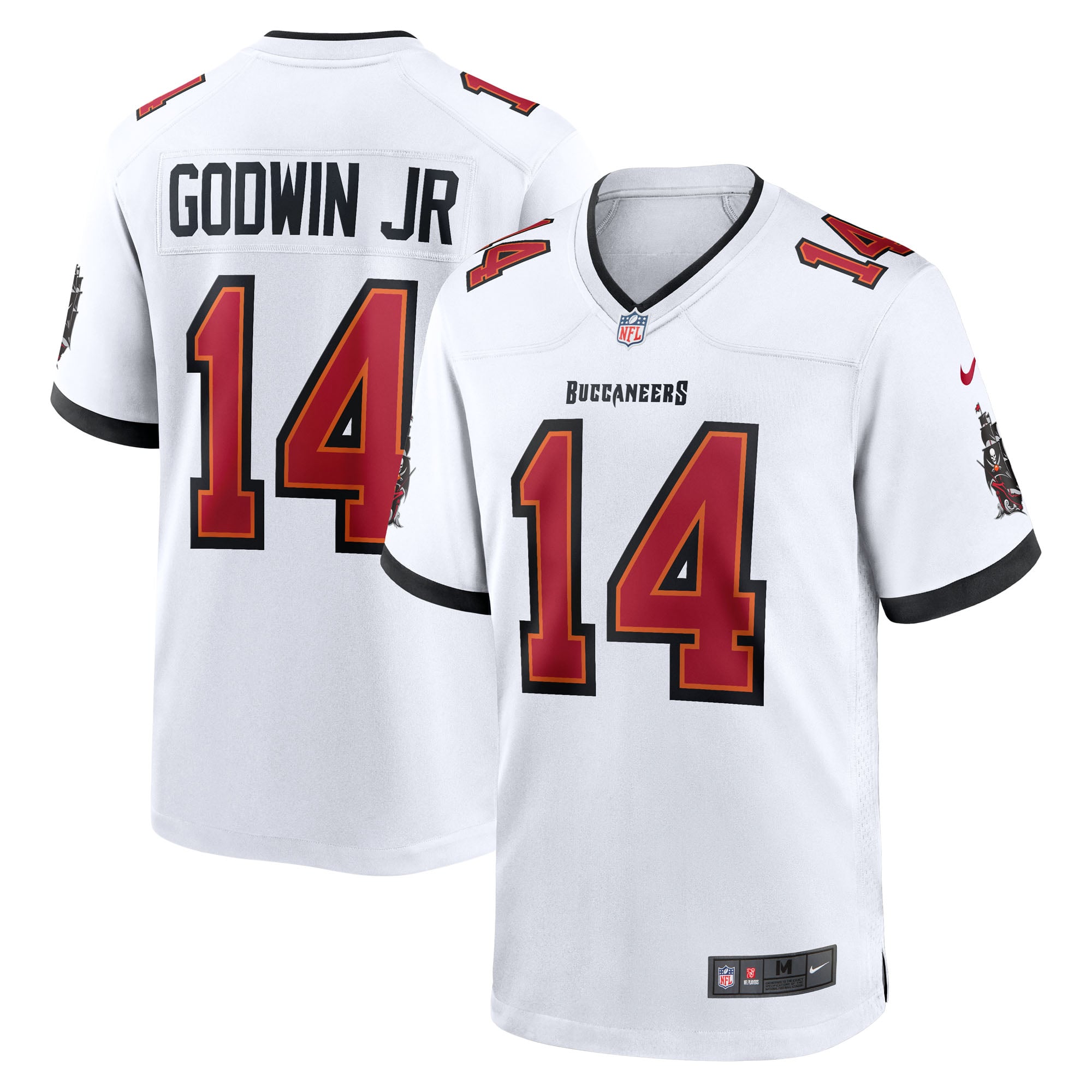 Men's Tampa Bay Buccaneers Chris Godwin Jr. White Game Player Jersey