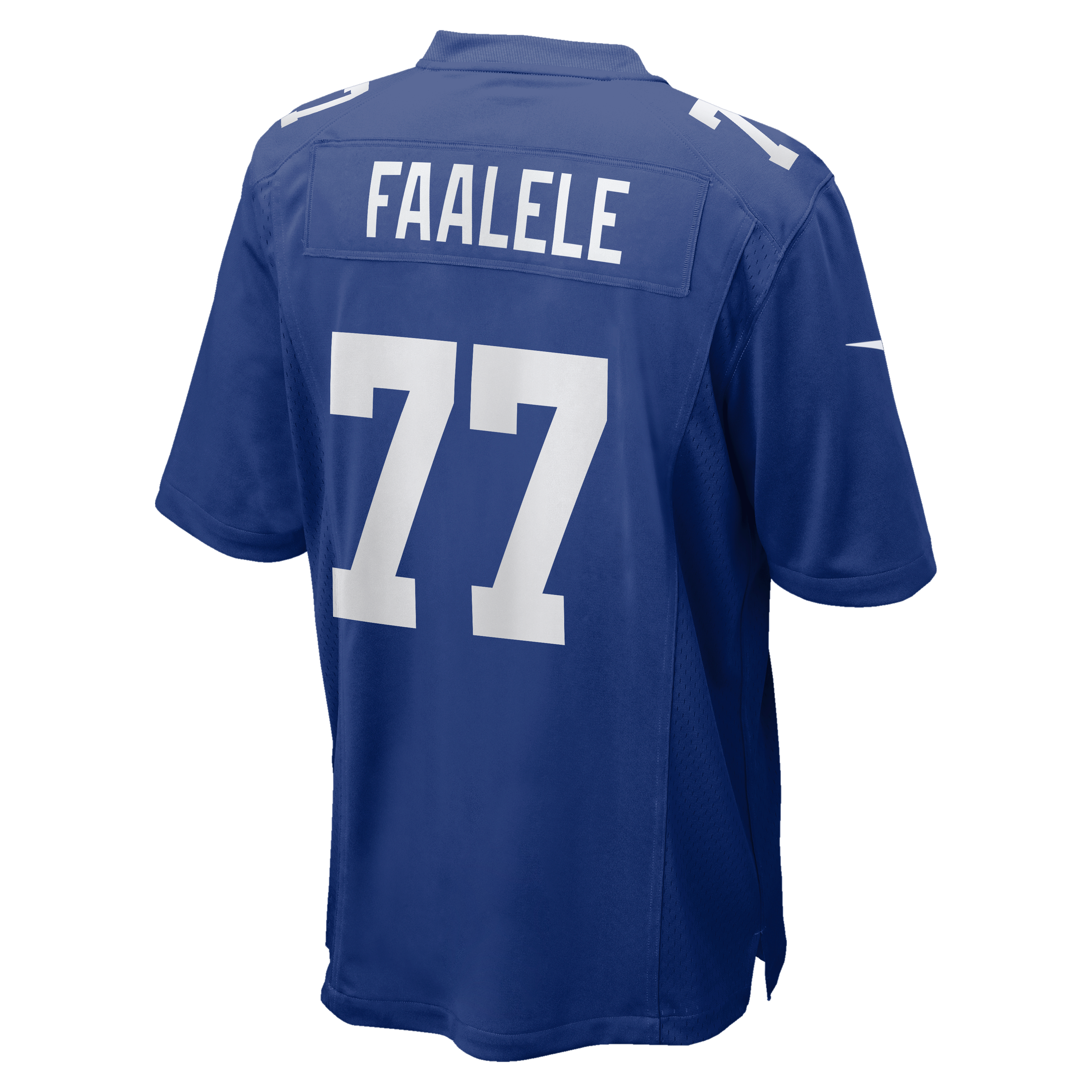 Men's New York Giants Daniel Faalele Royal Team Game Jersey