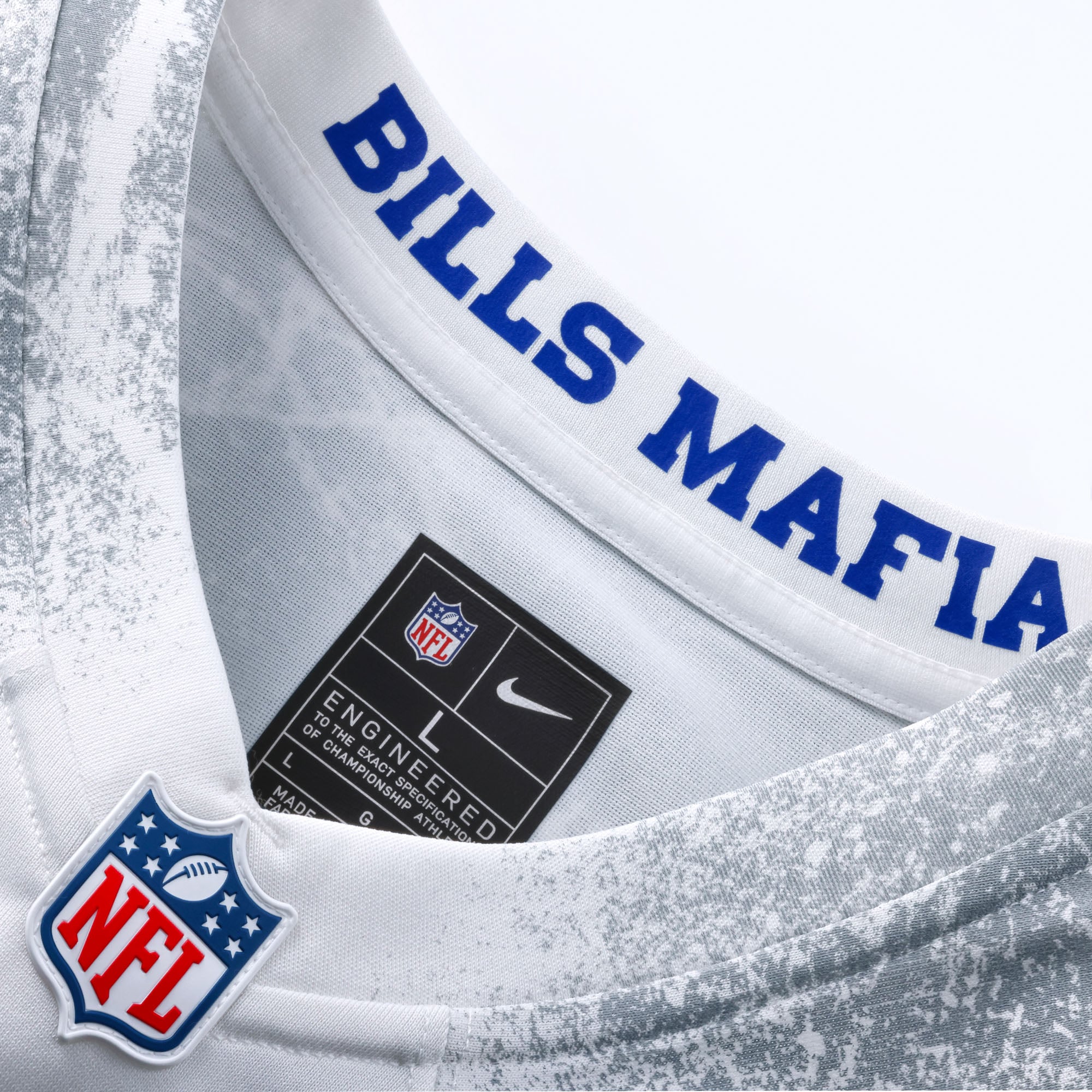 Men's Buffalo Bills Dawson Knox White Rivalries Collection Game Jersey