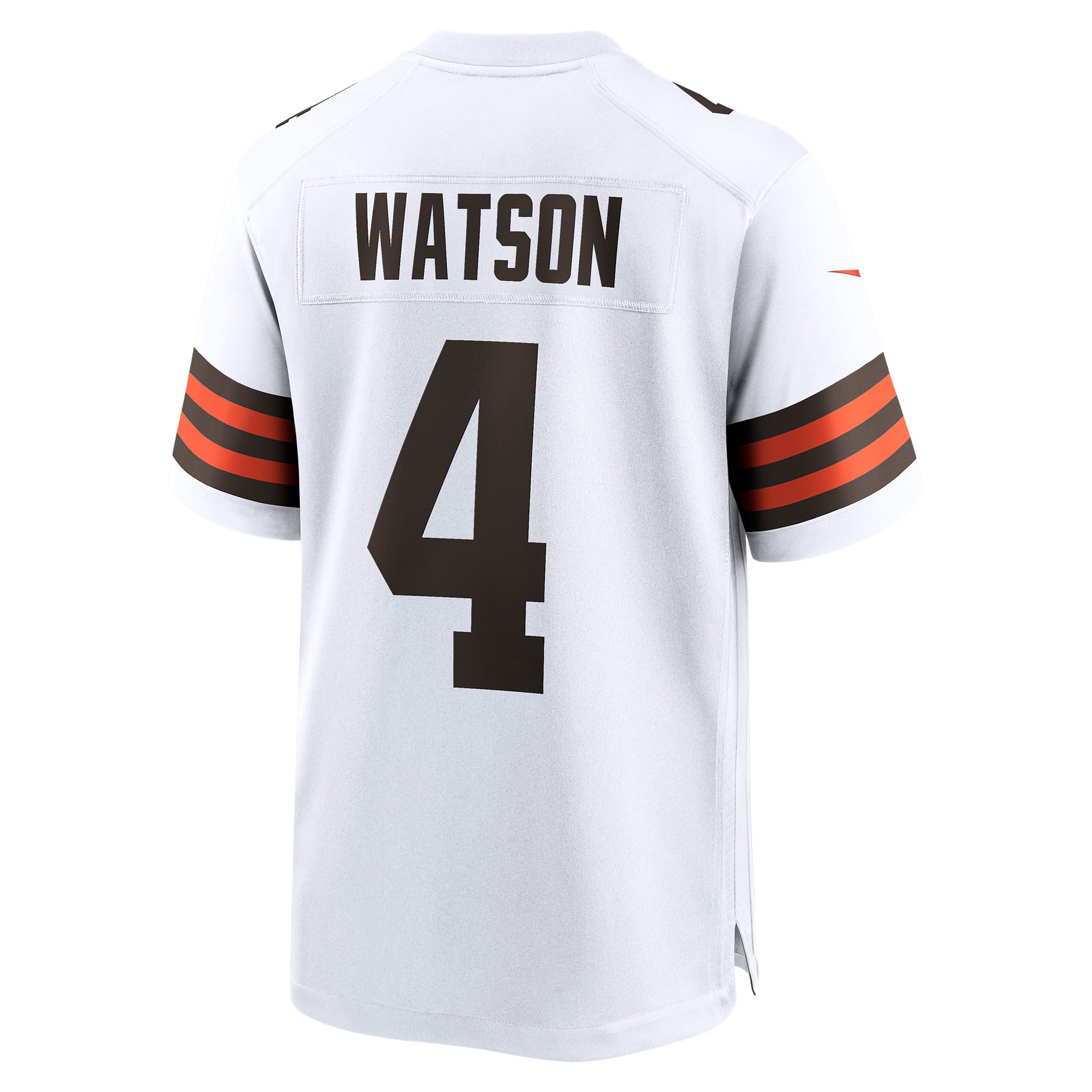 Men's Cleveland Browns Deshaun Watson White Game Jersey