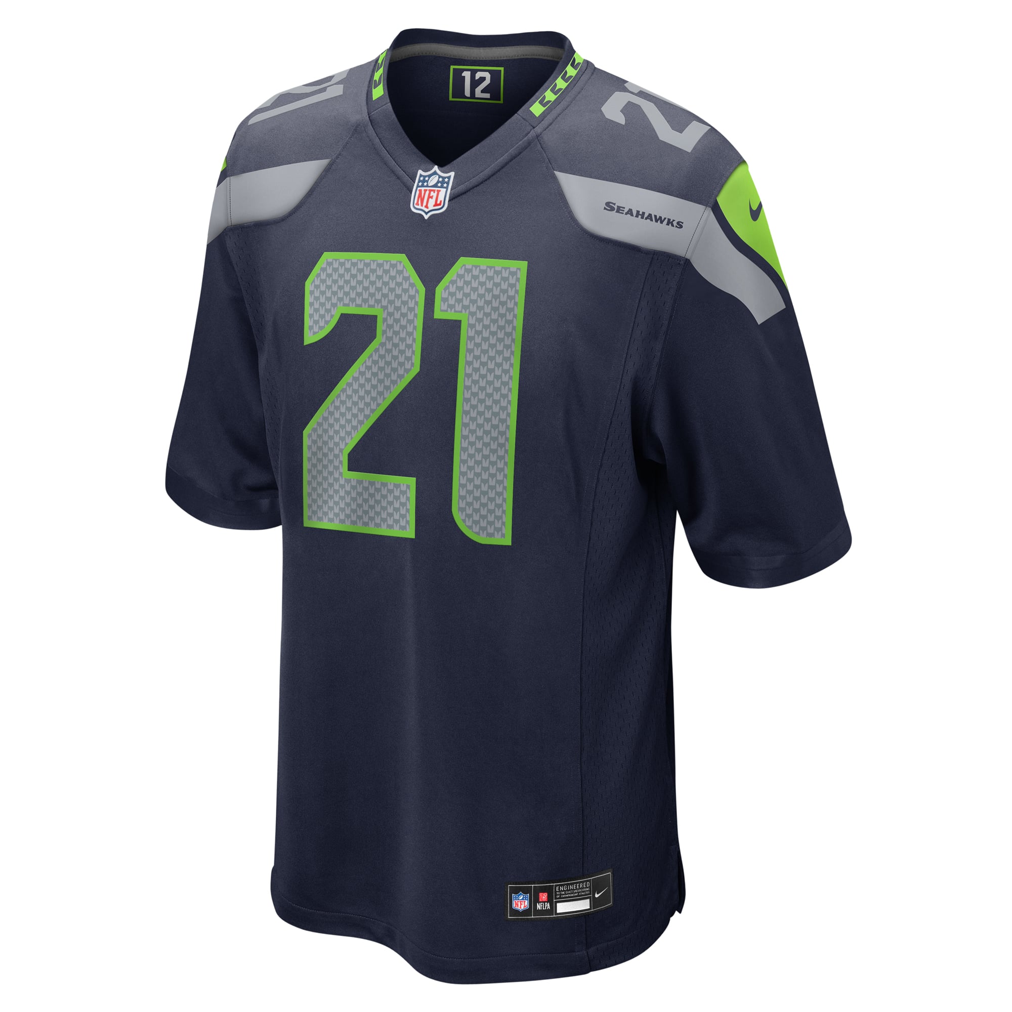 Men's Seattle Seahawks Devon Witherspoon College Navy Game Jersey