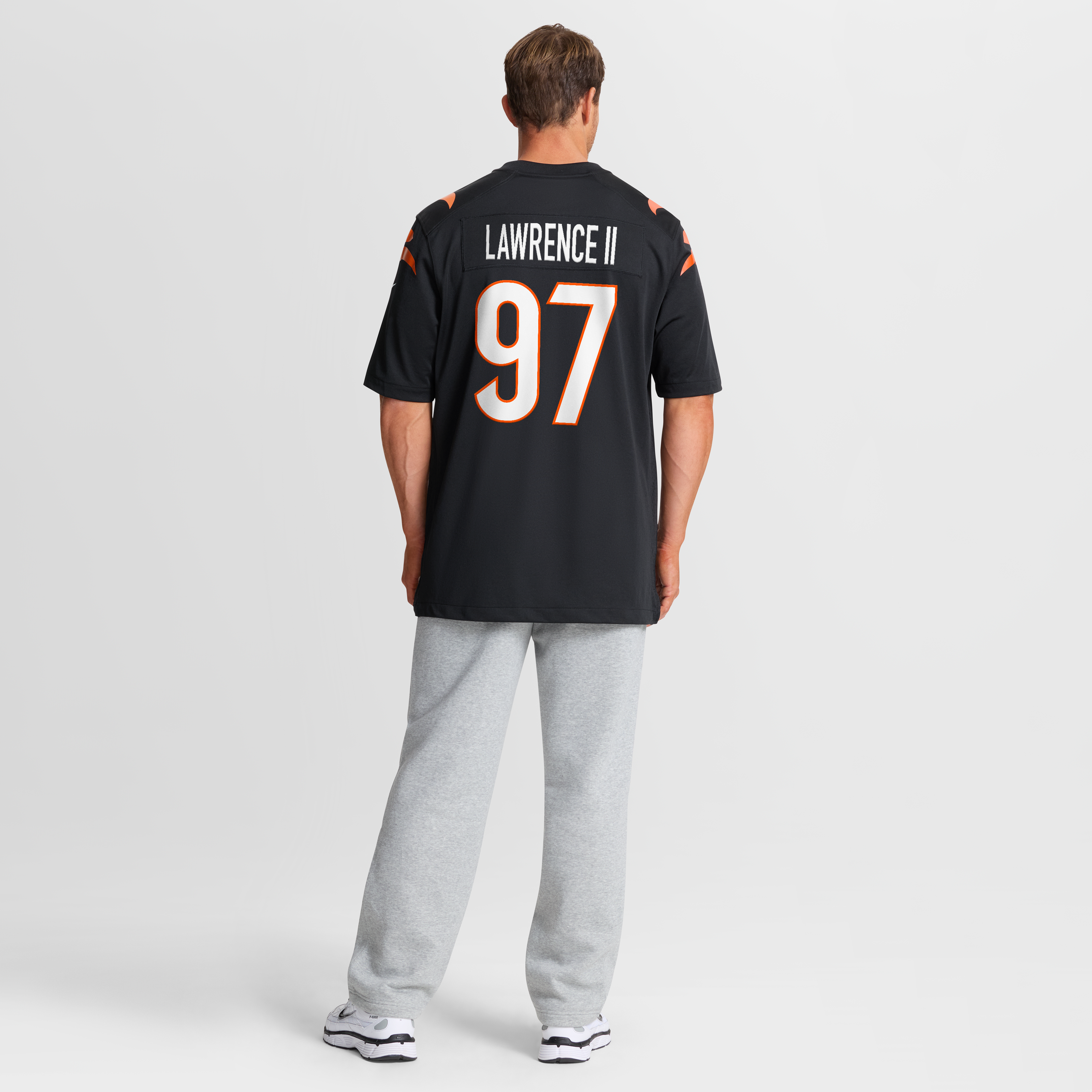 Men's Cincinnati Bengals Dexter Lawrence II Black Game Jersey