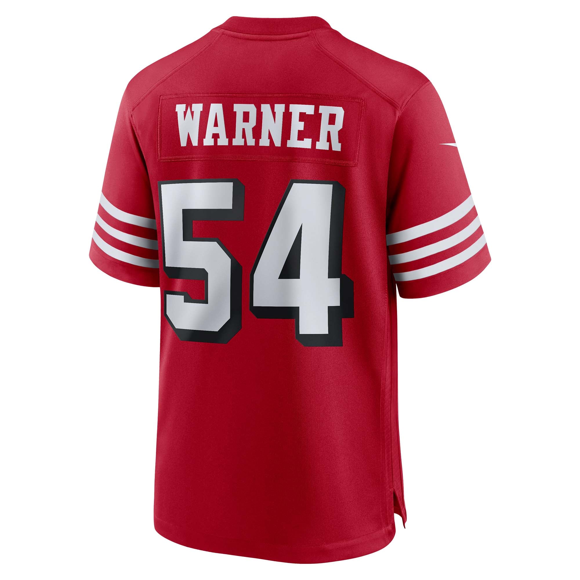 Men's San Francisco 49ers Fred Warner Scarlet Alternate Game Jersey