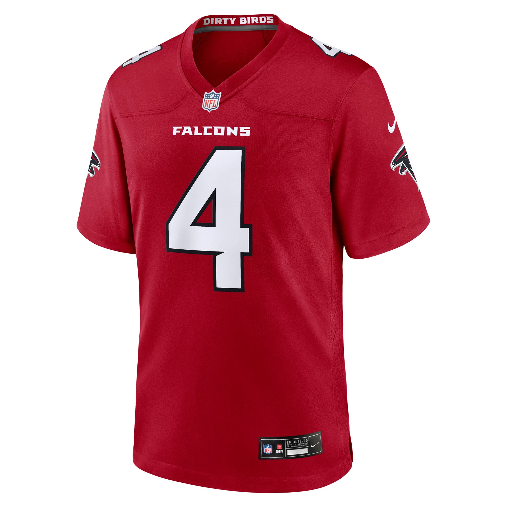 Men's Atlanta Falcons Jahan Dotson Red Team Game Jersey