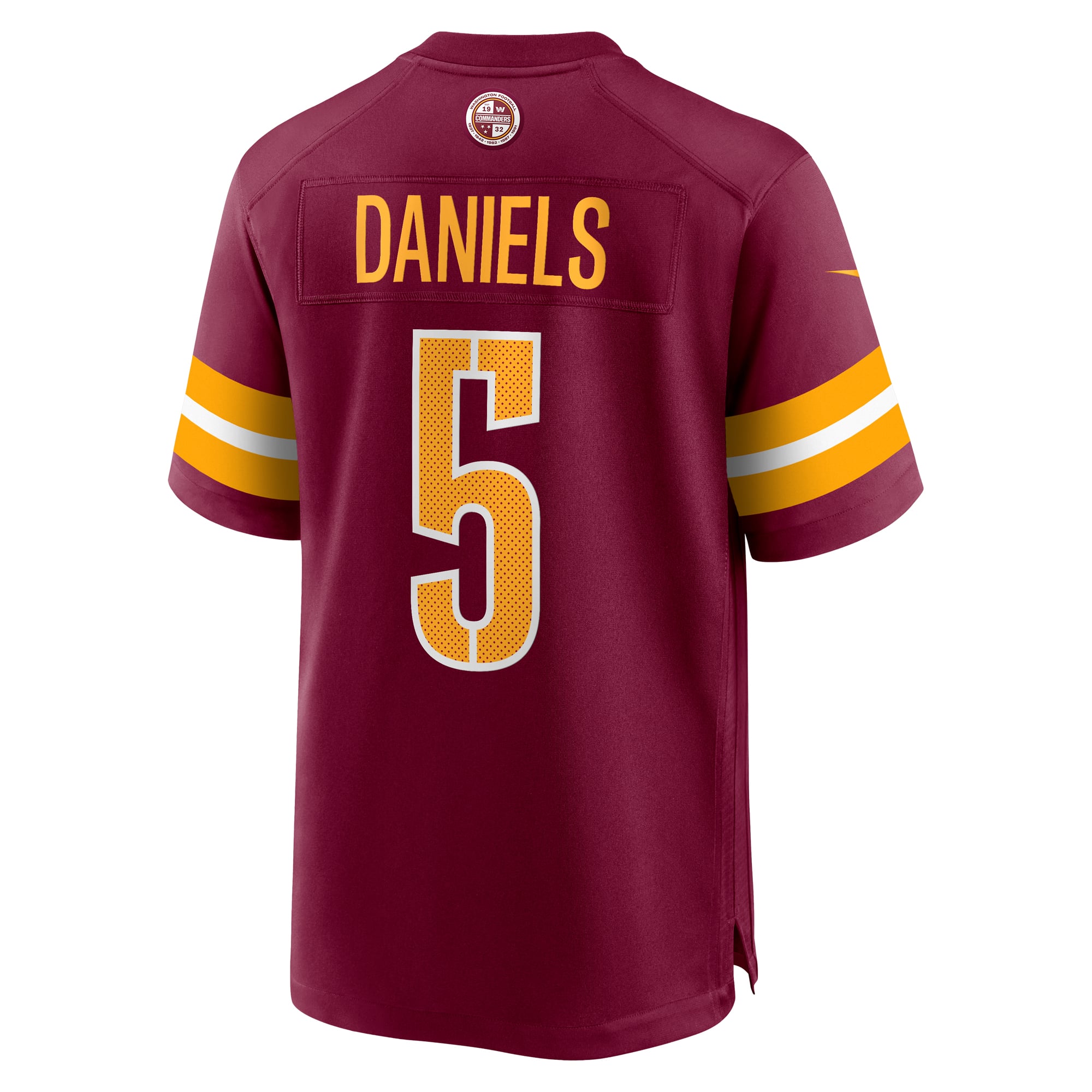 Men's Washington Commanders Jayden Daniels Burgundy Player Game Jersey
