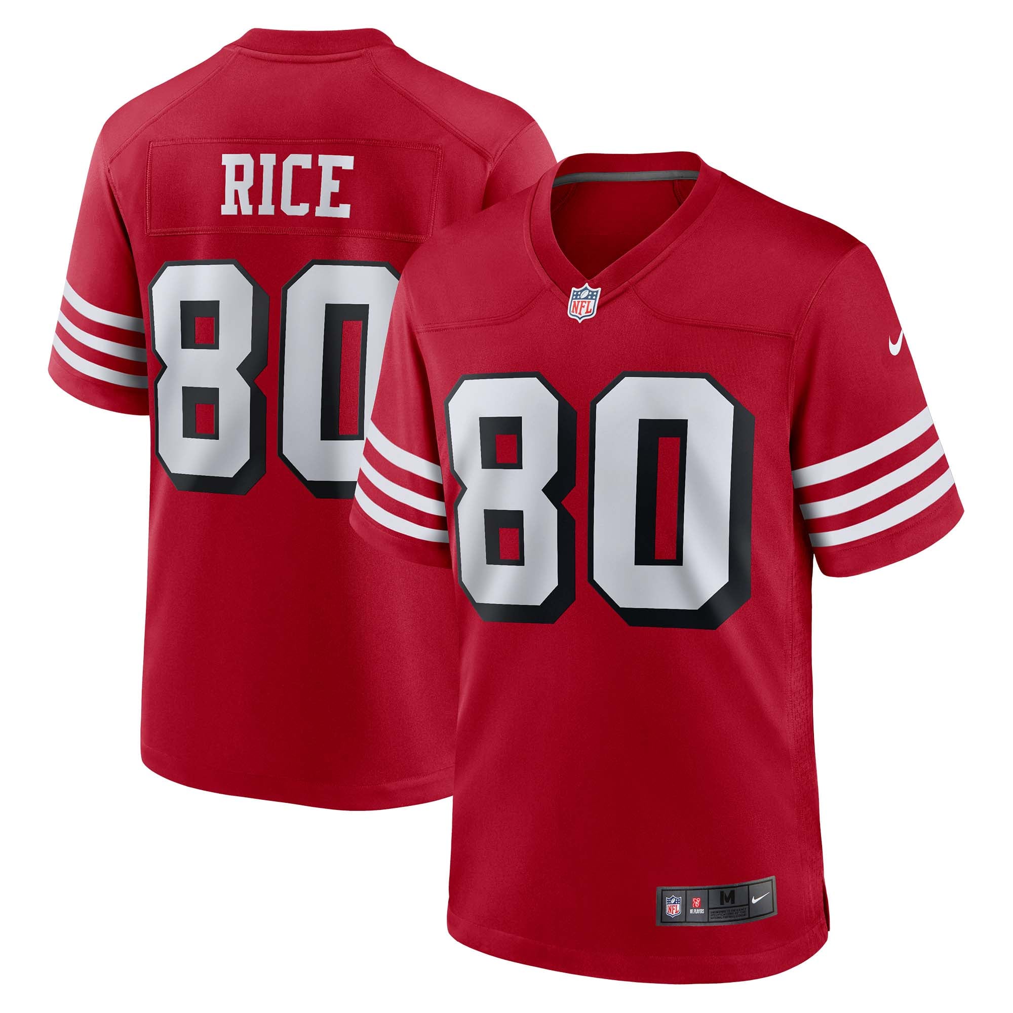 Men's San Francisco 49ers Jerry Rice Scarlet Retired Player Alternate Game Jersey