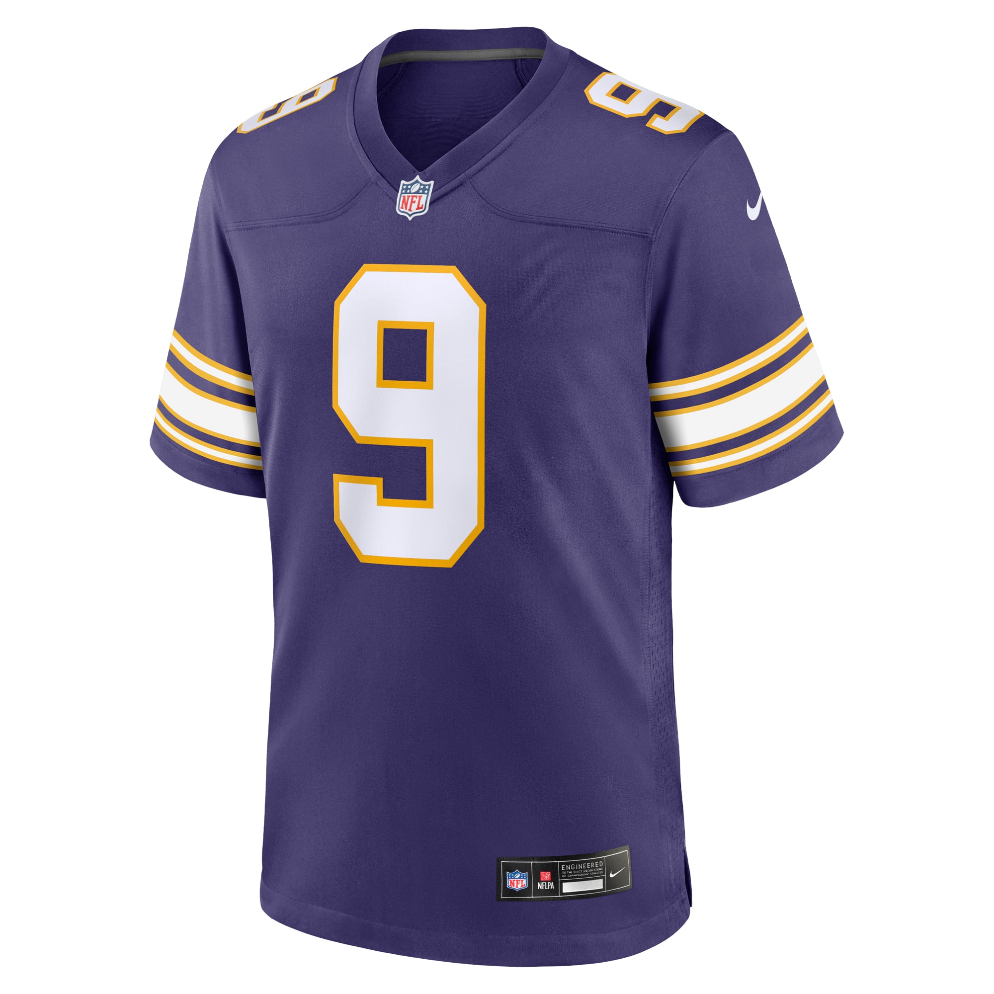 Men's Minnesota Vikings J.J. McCarthy Purple 2nd Alternate Player Game Jersey
