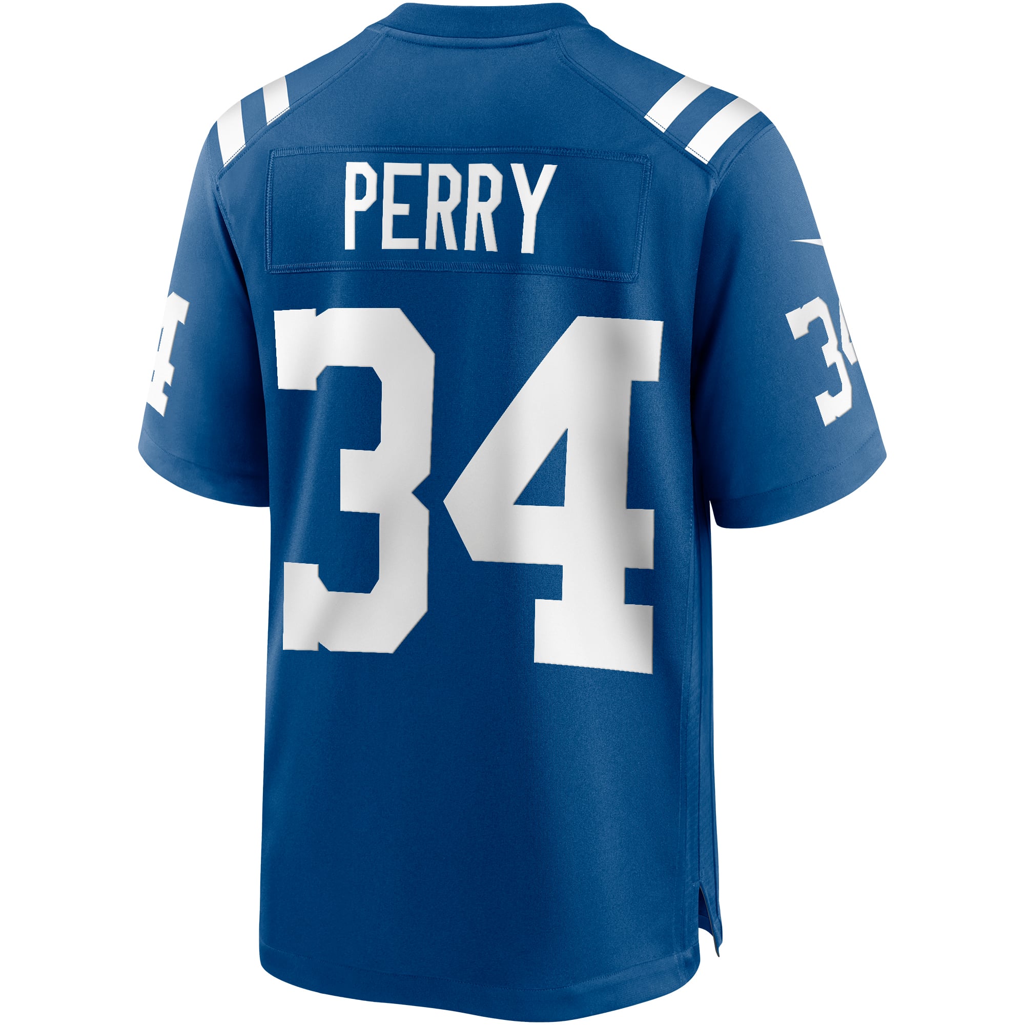 Men's Indianapolis Colts Joe Perry Royal Game Retired Player Jersey