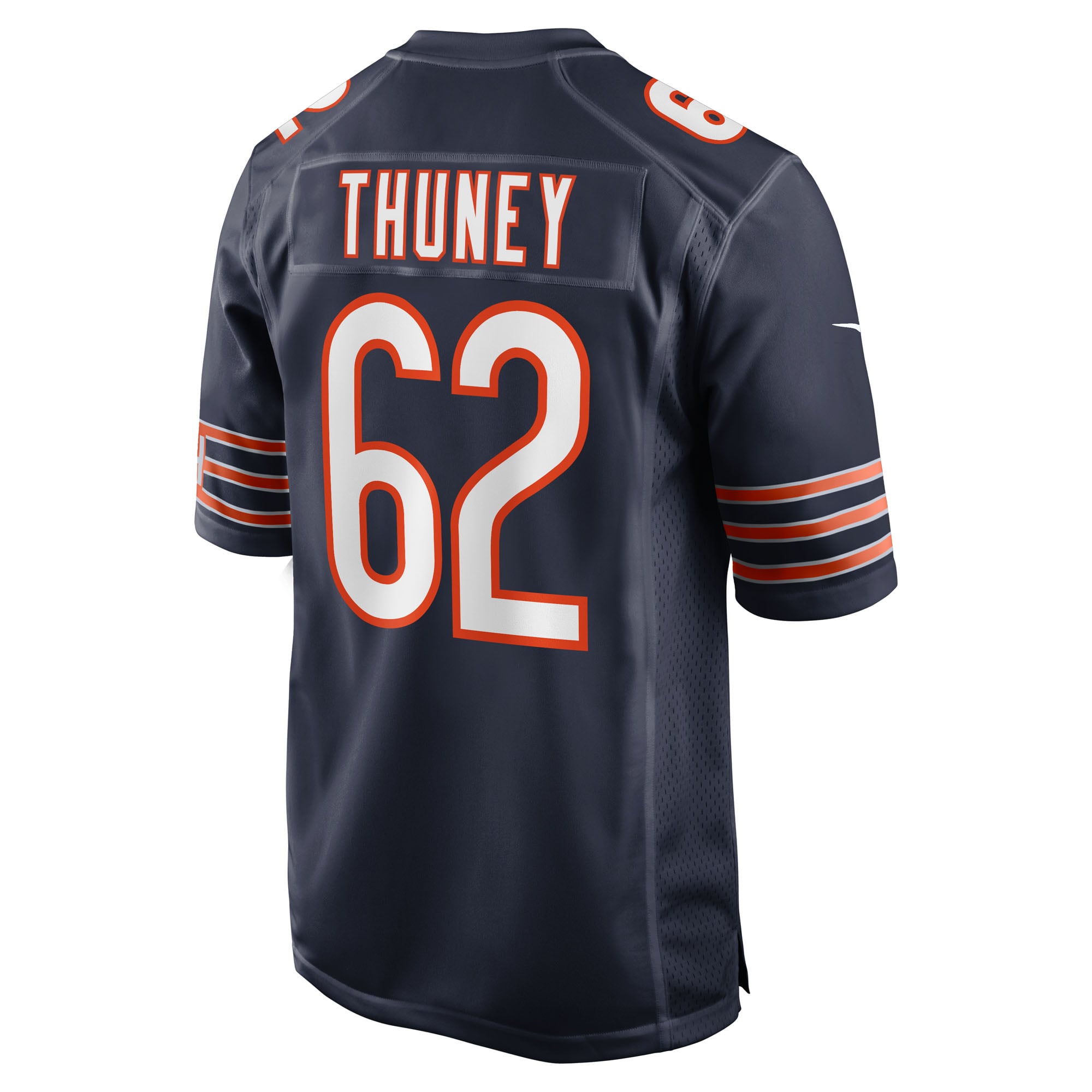 Men's Chicago Bears Joe Thuney Navy Team Game Jersey