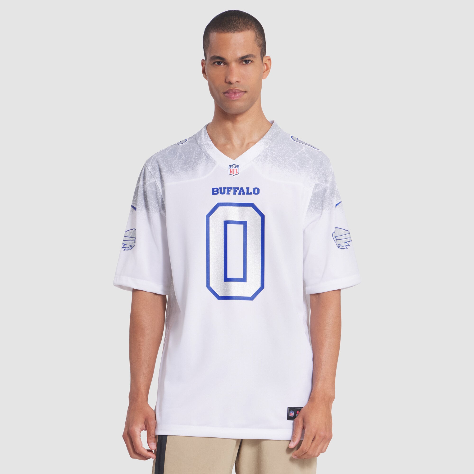 Men's Buffalo Bills Keon Coleman White Rivalries Collection Game Jersey