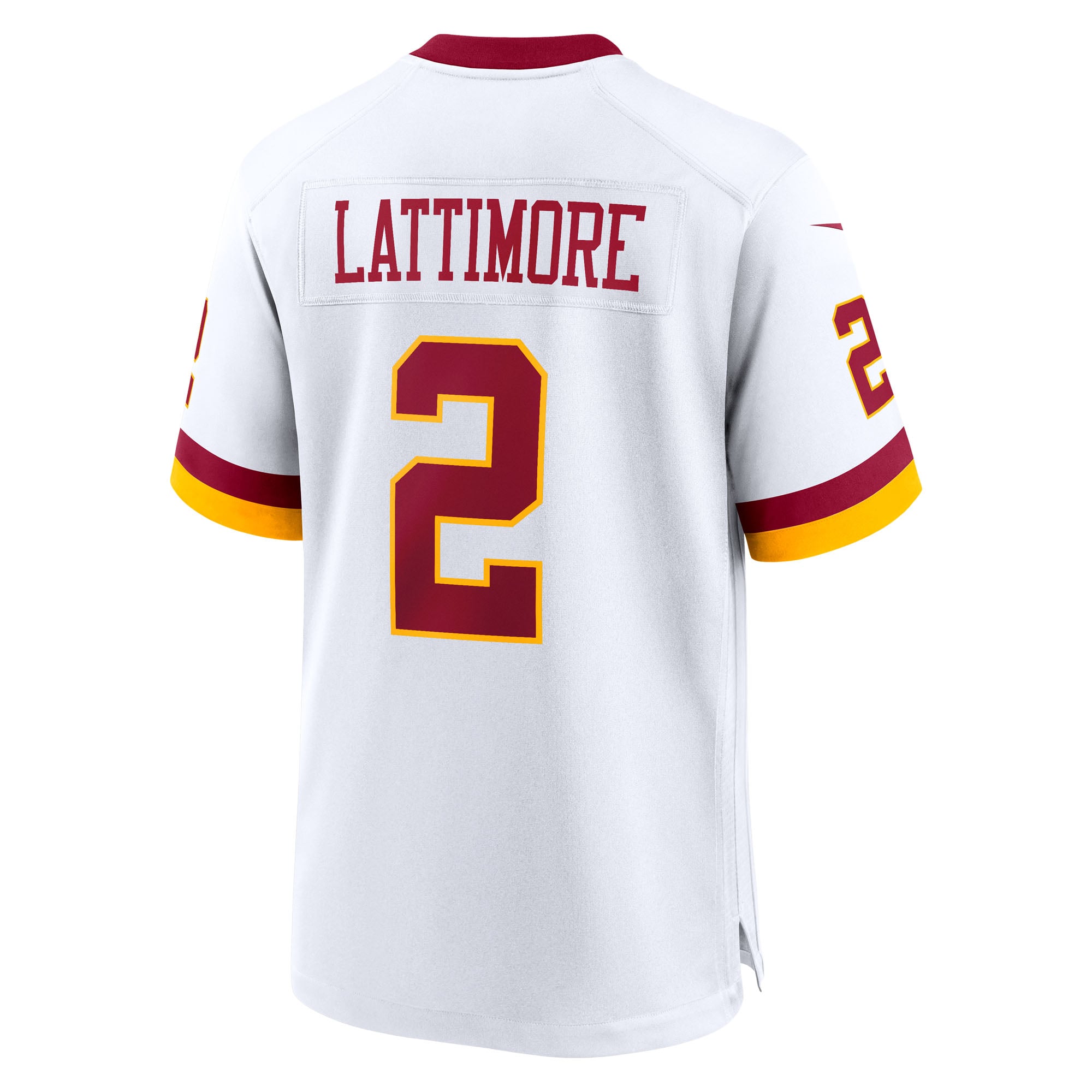 Men's Washington Commanders Marshon Lattimore White Game Super Bowl Era Jersey