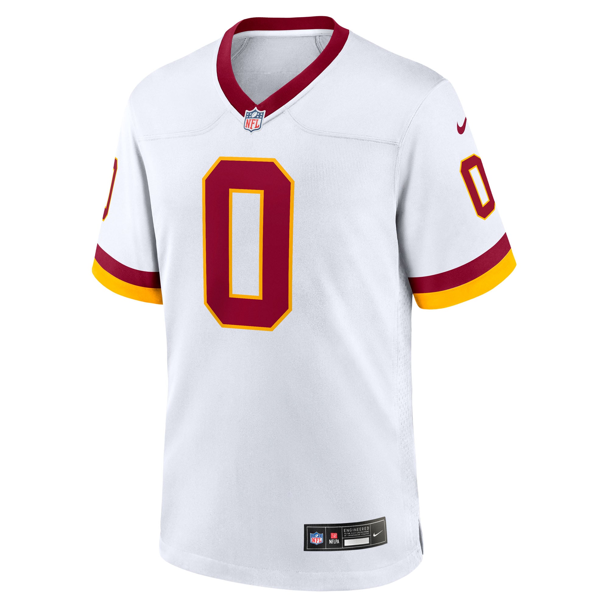 Men's Washington Commanders Mike Sainristil White Game Super Bowl Era Jersey