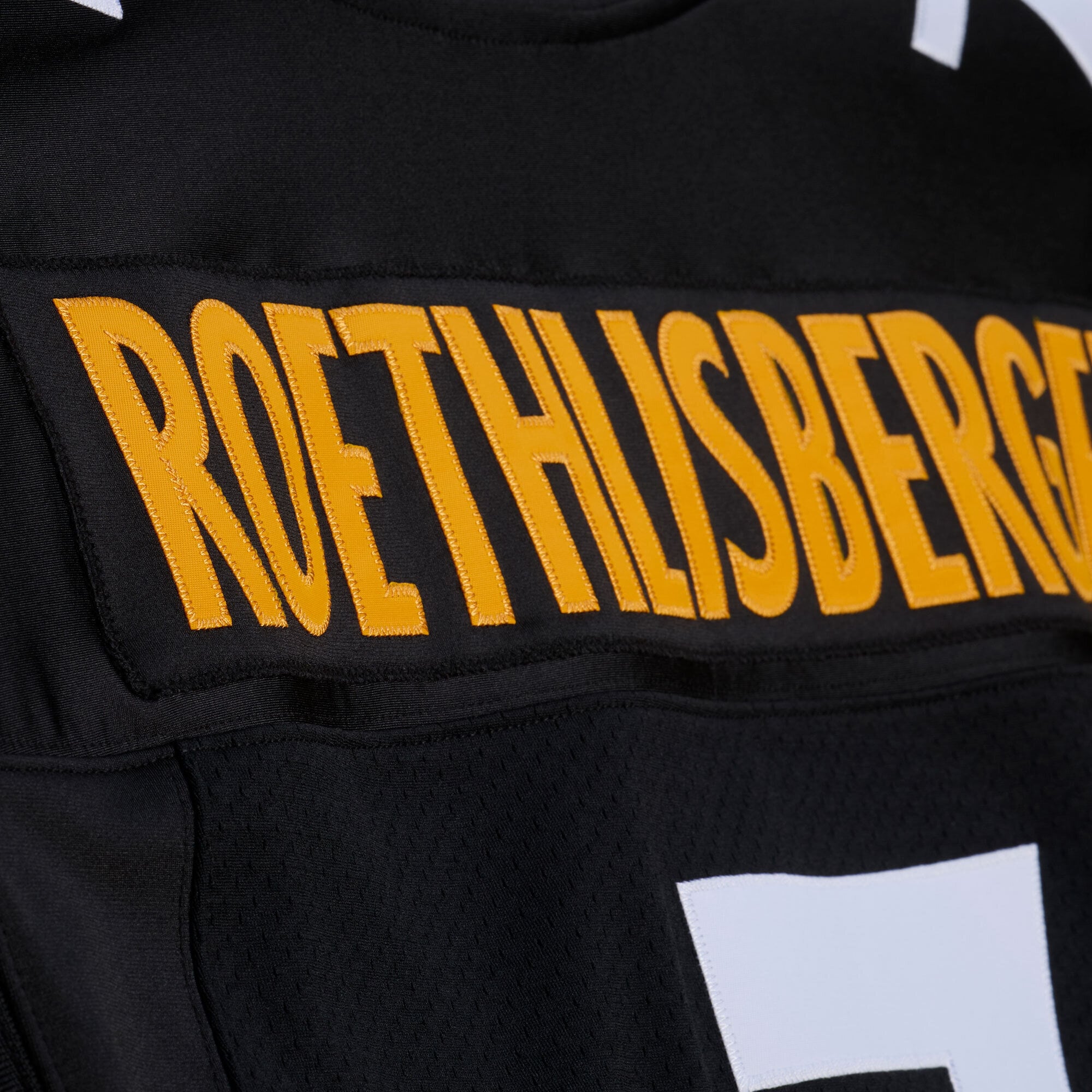 Men's Pittsburgh Steelers Ben Roethlisberger Black 2004 pro-grade Throwback Jersey