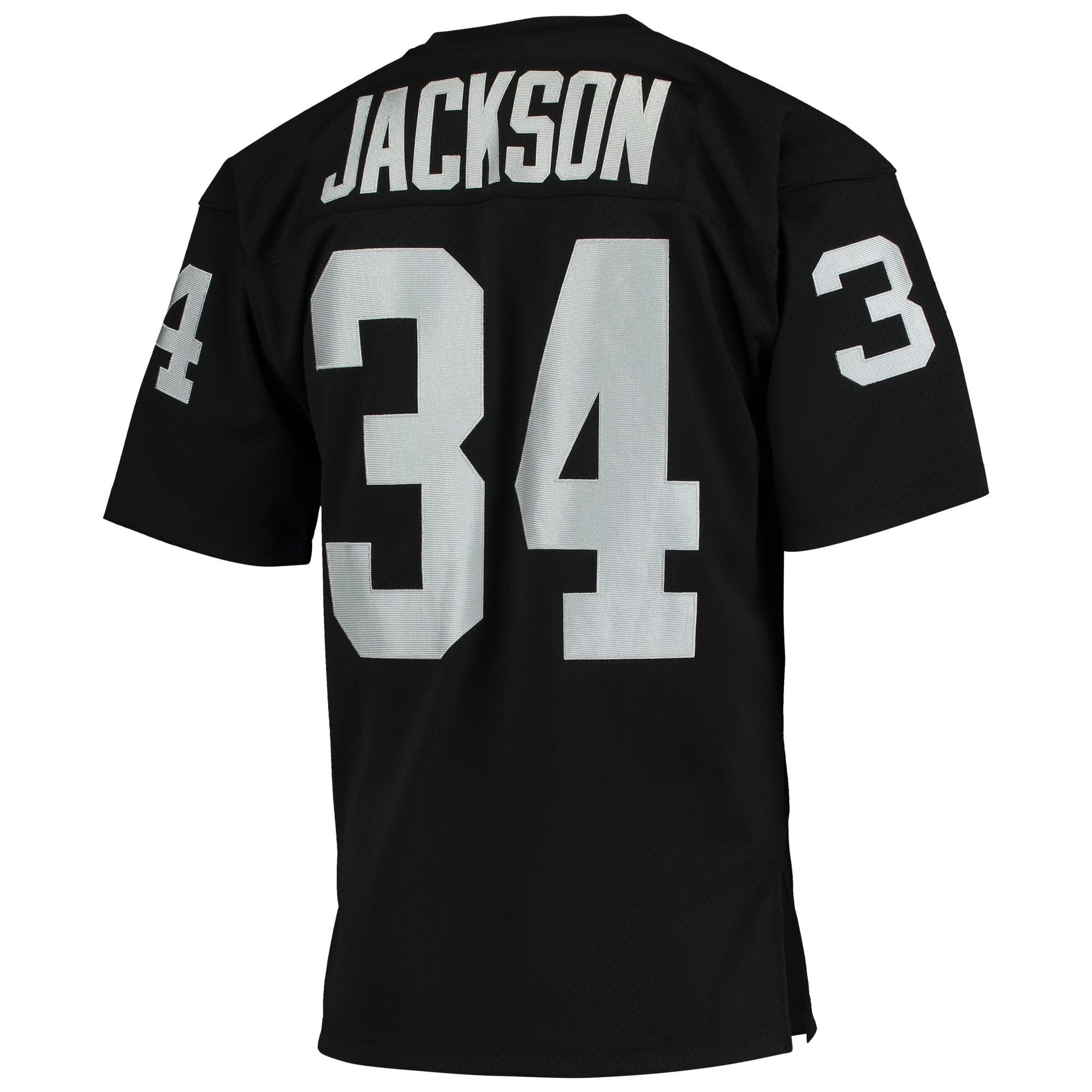 Men's Las Vegas Raiders 1990 Bo Jackson Black pro-grade Throwback Retired Player Jersey