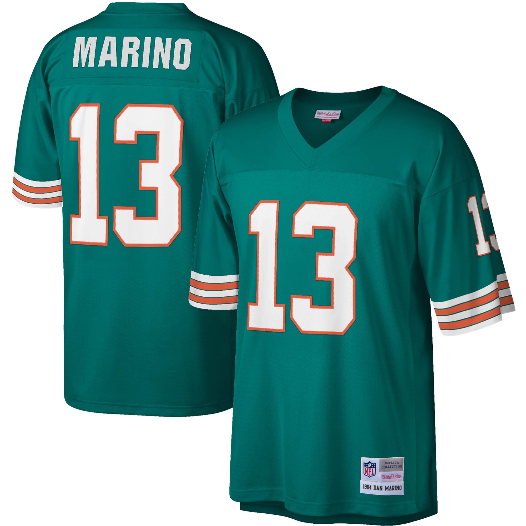 Men's Miami Dolphins Dan Marino Aqua Legacy Replica Jersey