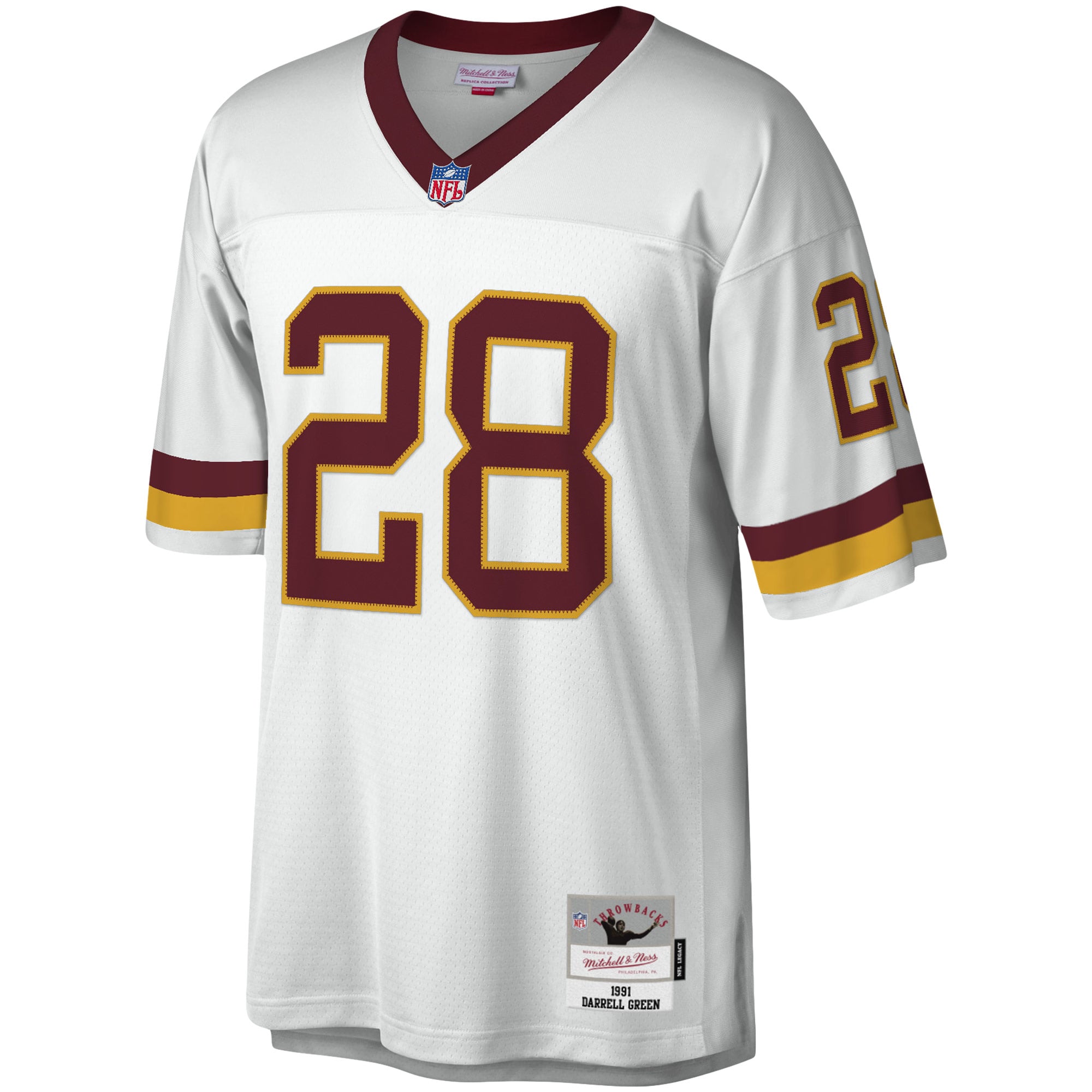 Men's Washington Football Team Darrell Green White Legacy Replica Jersey