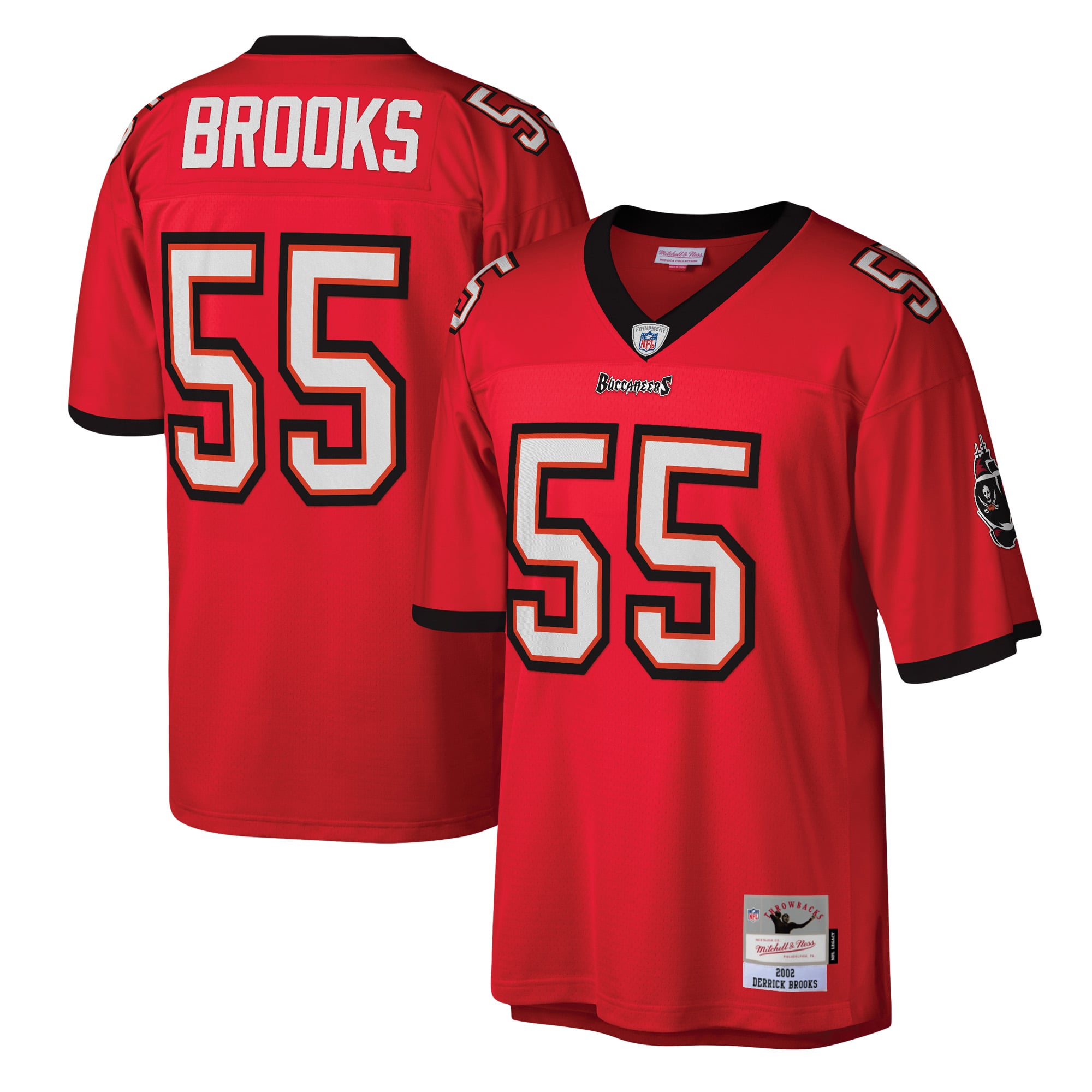 Men's Tampa Bay Buccaneers Derrick Brooks Red Legacy Replica Jersey