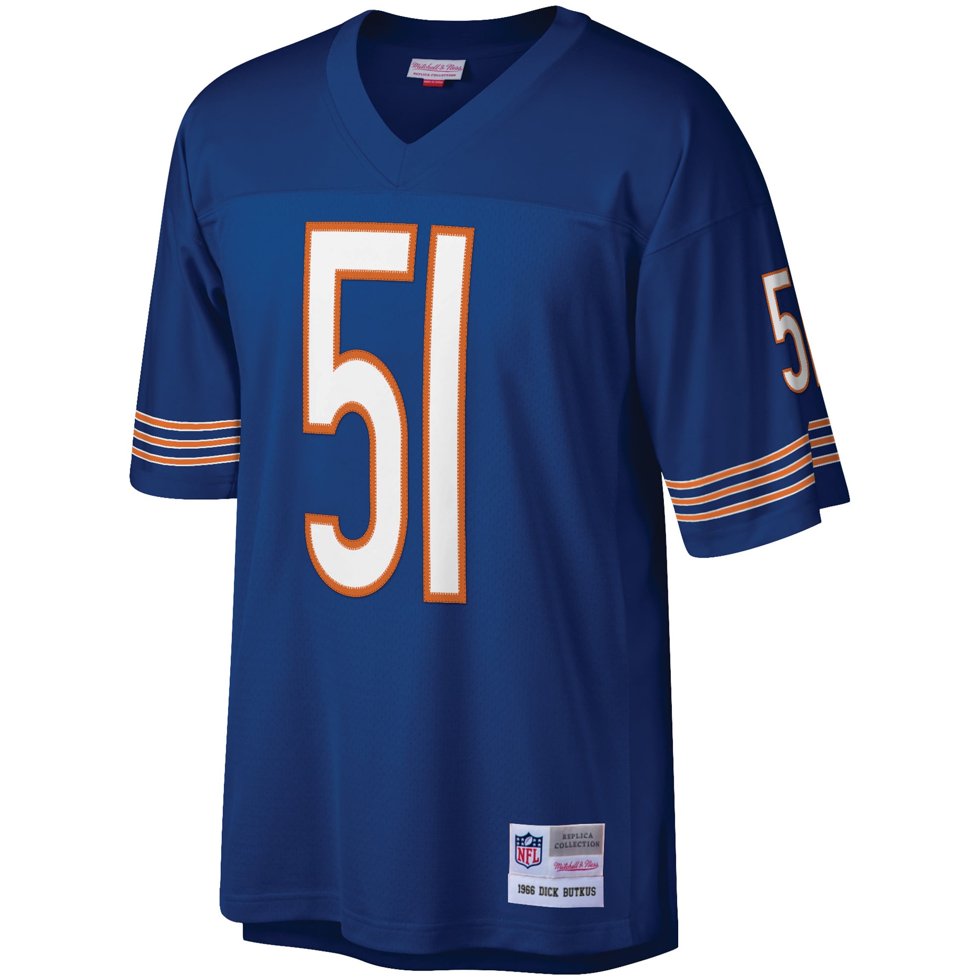 Men's Chicago Bears Dick Butkus Navy Retired Player Legacy Replica Jersey