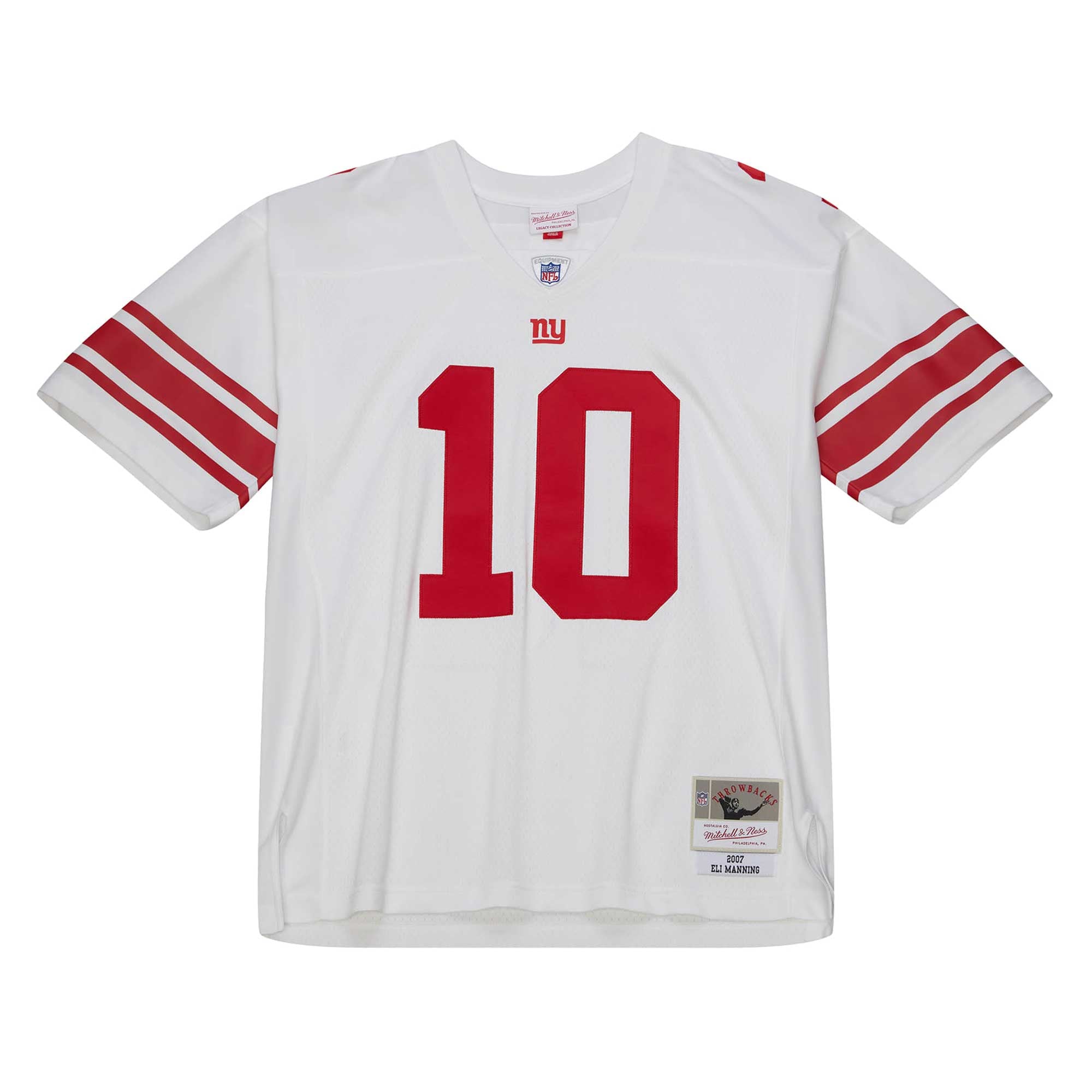 Men's New York Giants Eli Manning White Legacy Replica Jersey