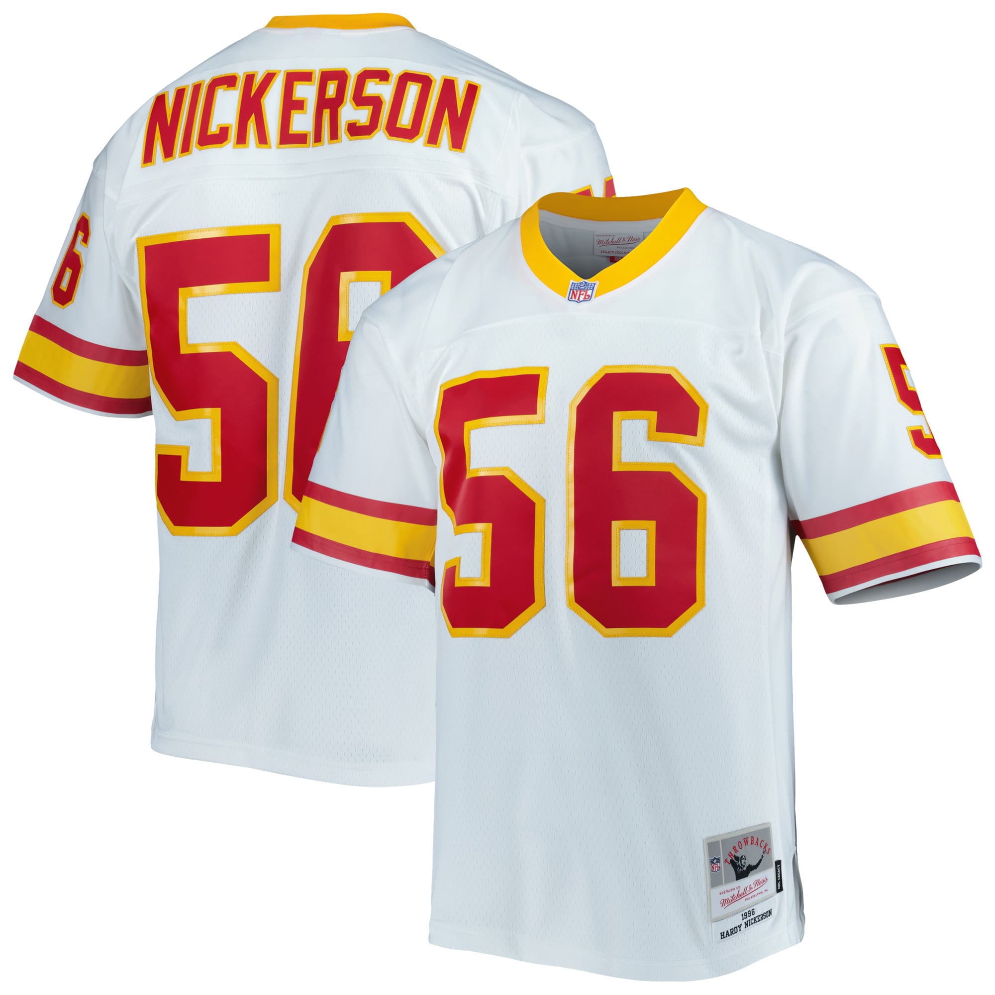 Men's Tampa Bay Buccaneers Hardy Nickerson White Legacy Replica Jersey