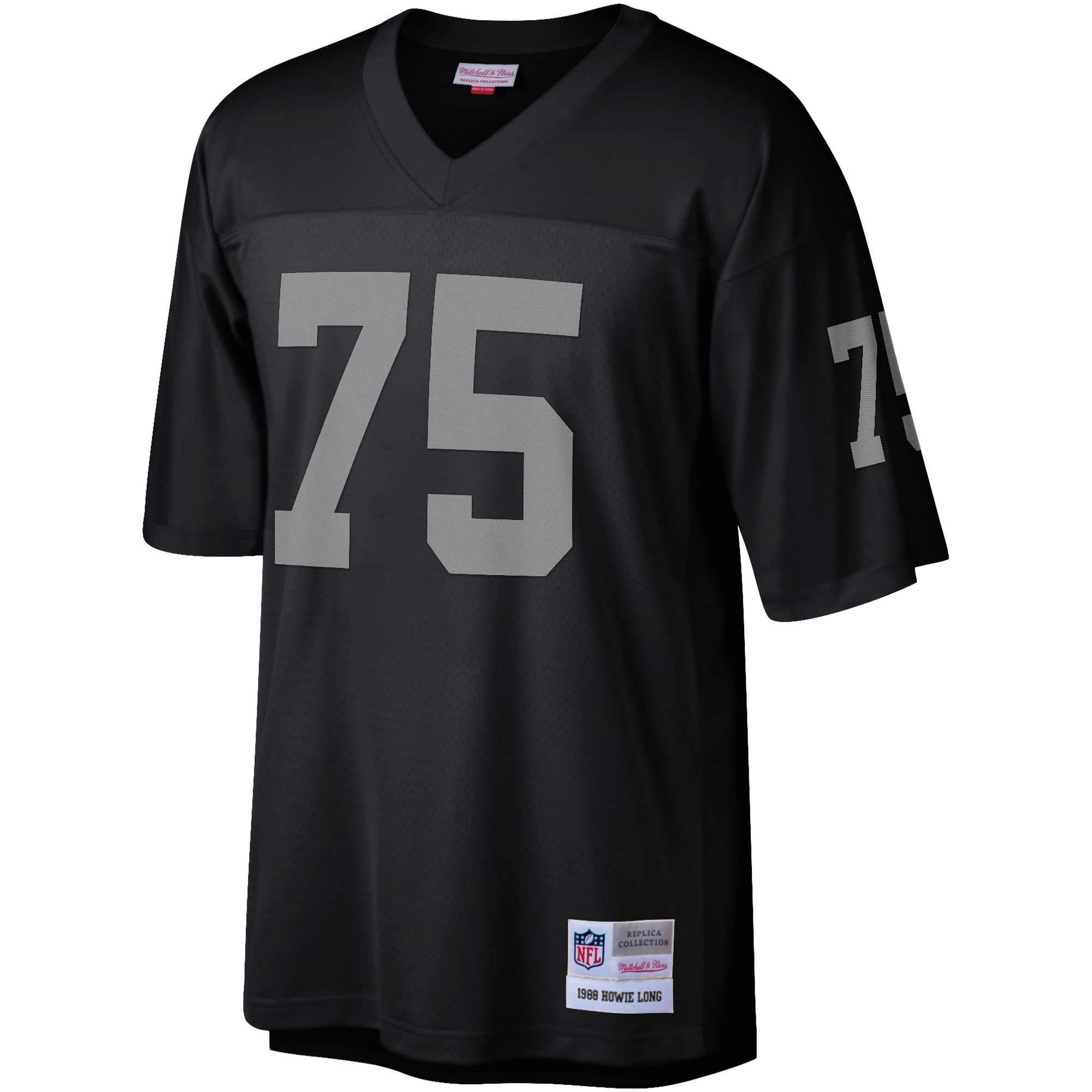 Men's Las Vegas Raiders Howie Long Black Legacy Replica Jersey