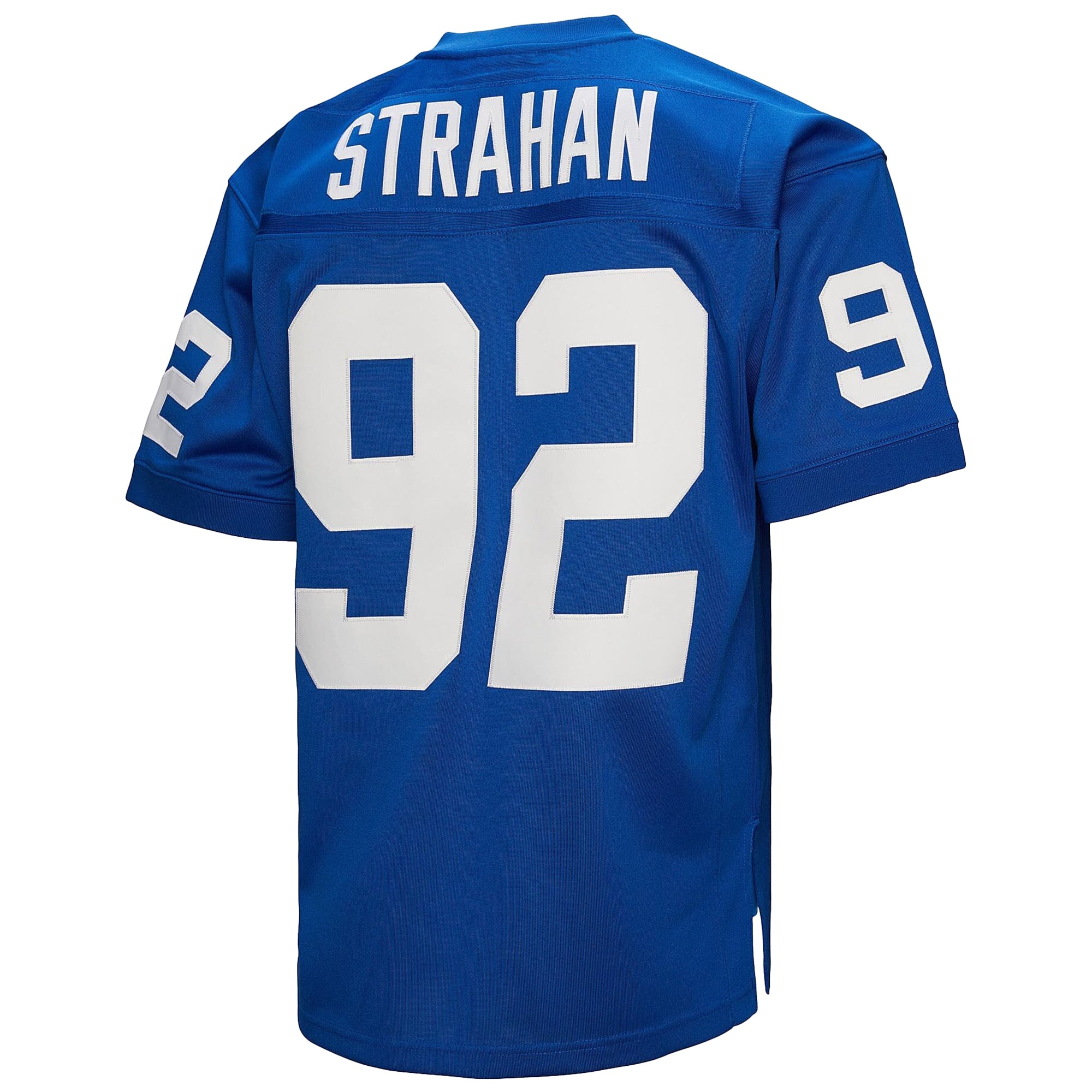 Men's New York Giants 1994 Michael Strahan Royal pro-grade Throwback Retired Player Jersey