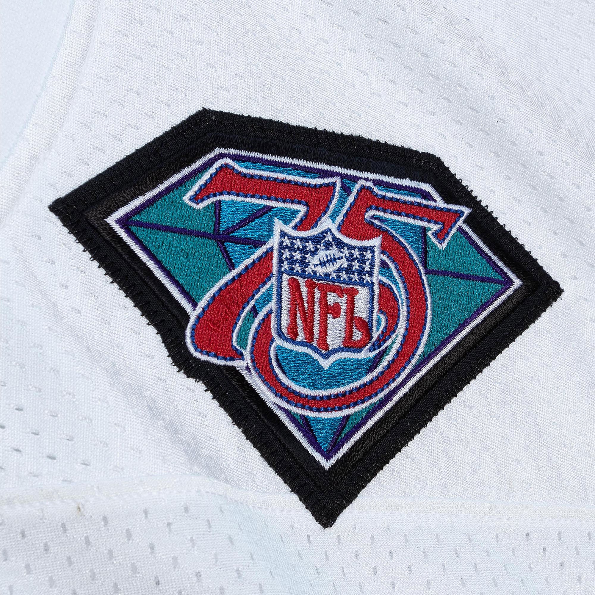 Men's Philadelphia Eagles 1994 Randall Cunningham White pro-grade Throwback Retired Player Jersey