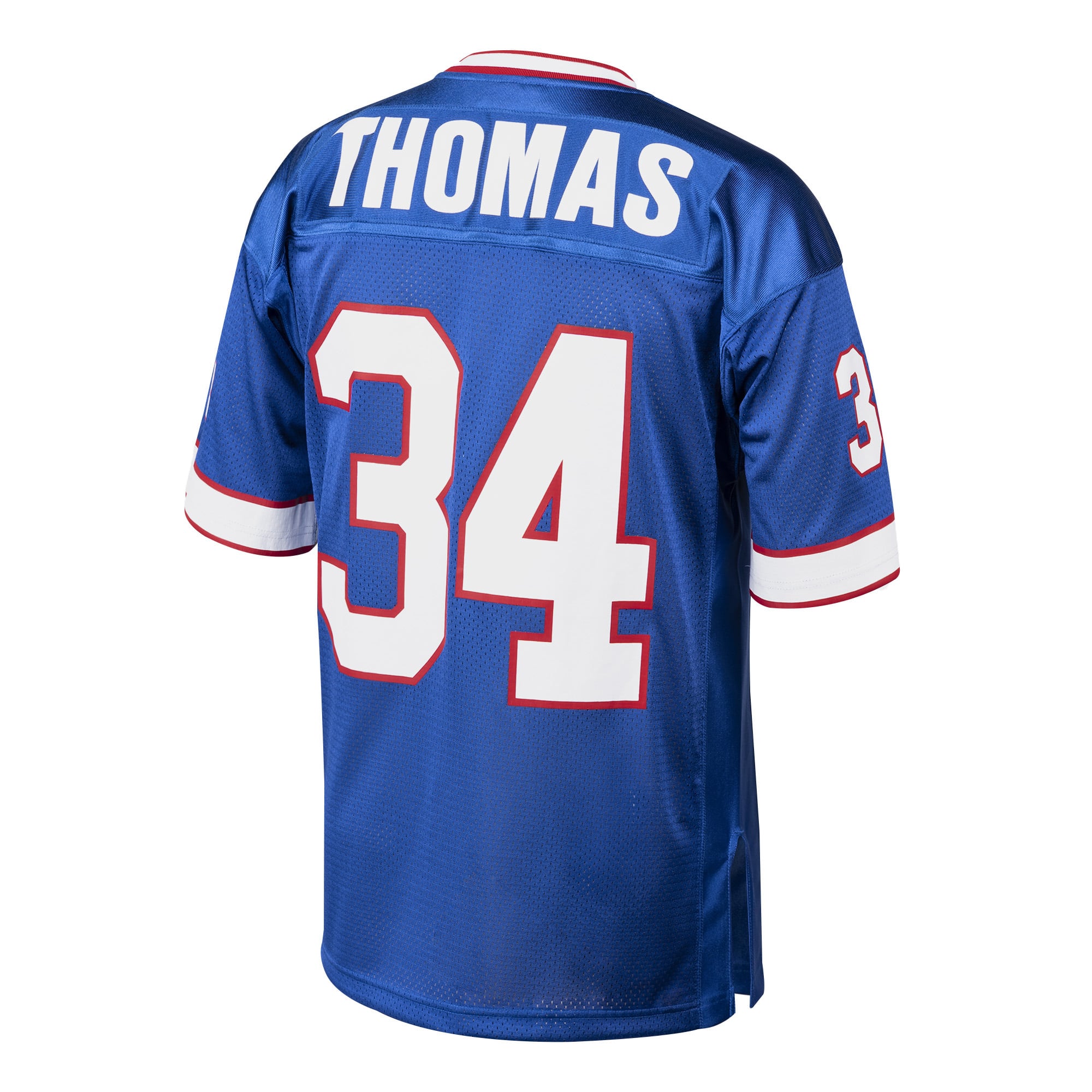 Men's Buffalo Bills 1985 Thurman Thomas Royal pro-grade Throwback Retired Player Jersey