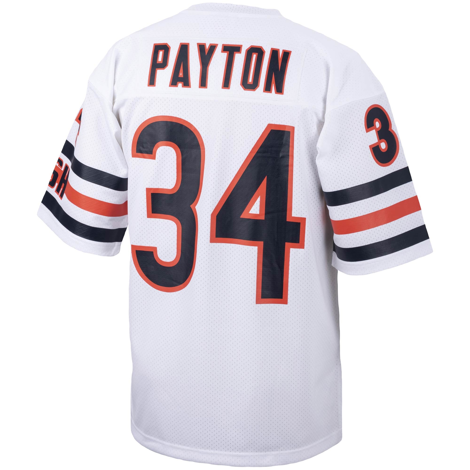 Men's Chicago Bears 1985 Walter Payton White pro-grade Throwback Retired Player Jersey