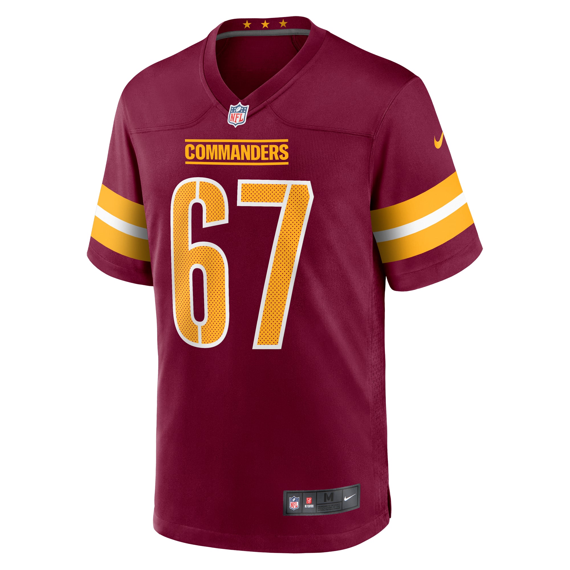 Men's Washington Commanders Nick Allegretti Burgundy Game Jersey