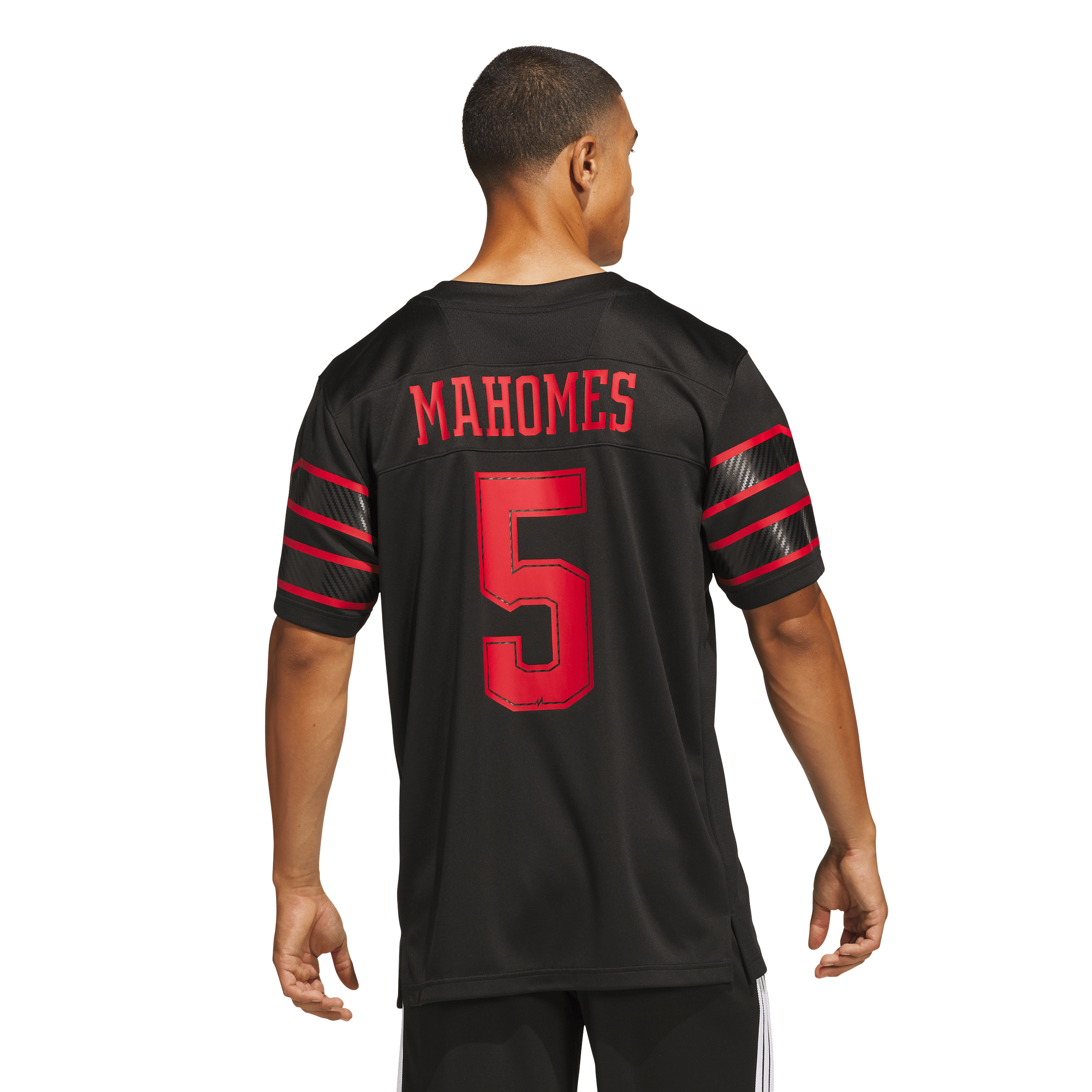 Men's Patrick Mahomes Black Texas Tech Red Raiders Let's Ride Premier Jersey