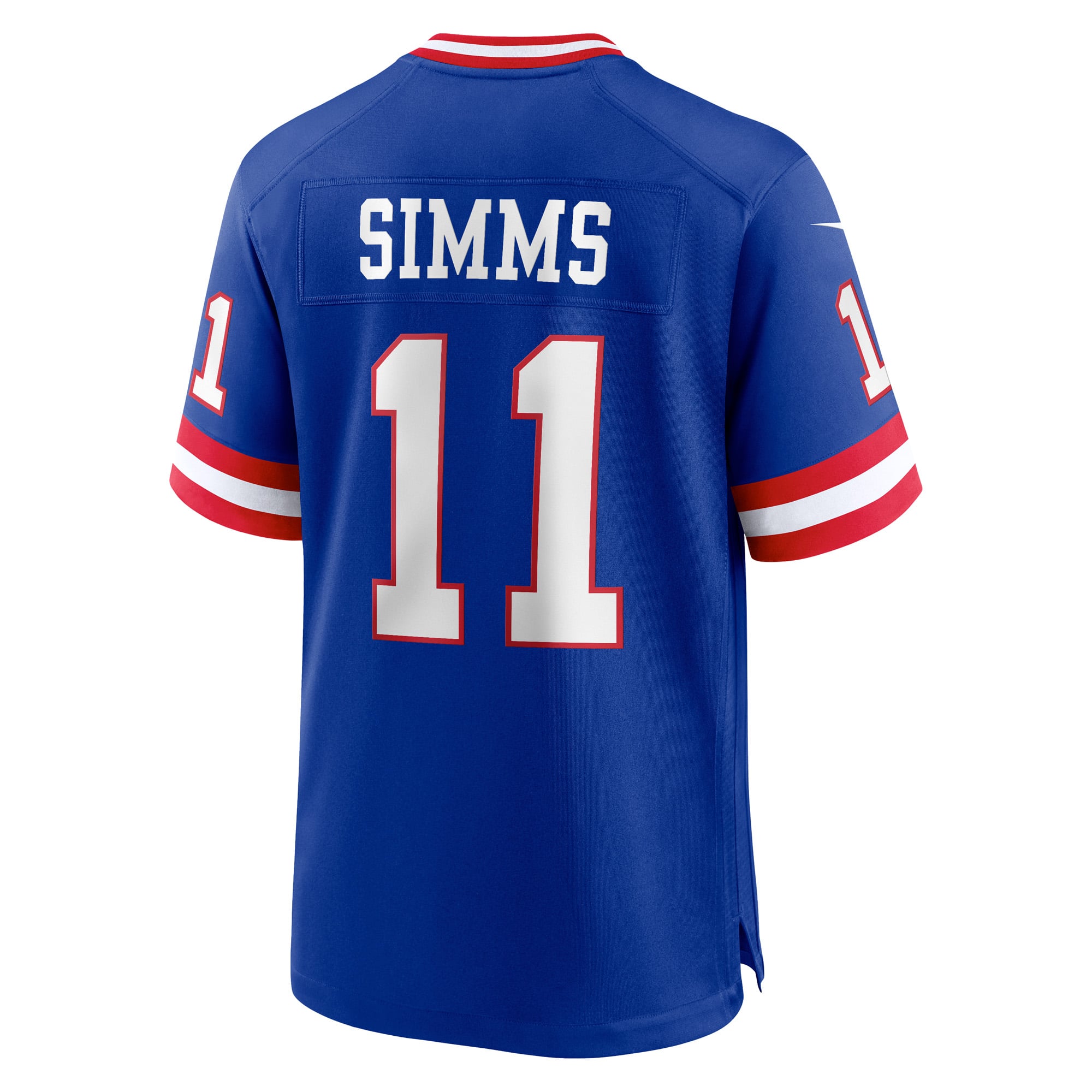 Men's New York Giants Phil Simms Royal Retired Player Alternate Game Jersey