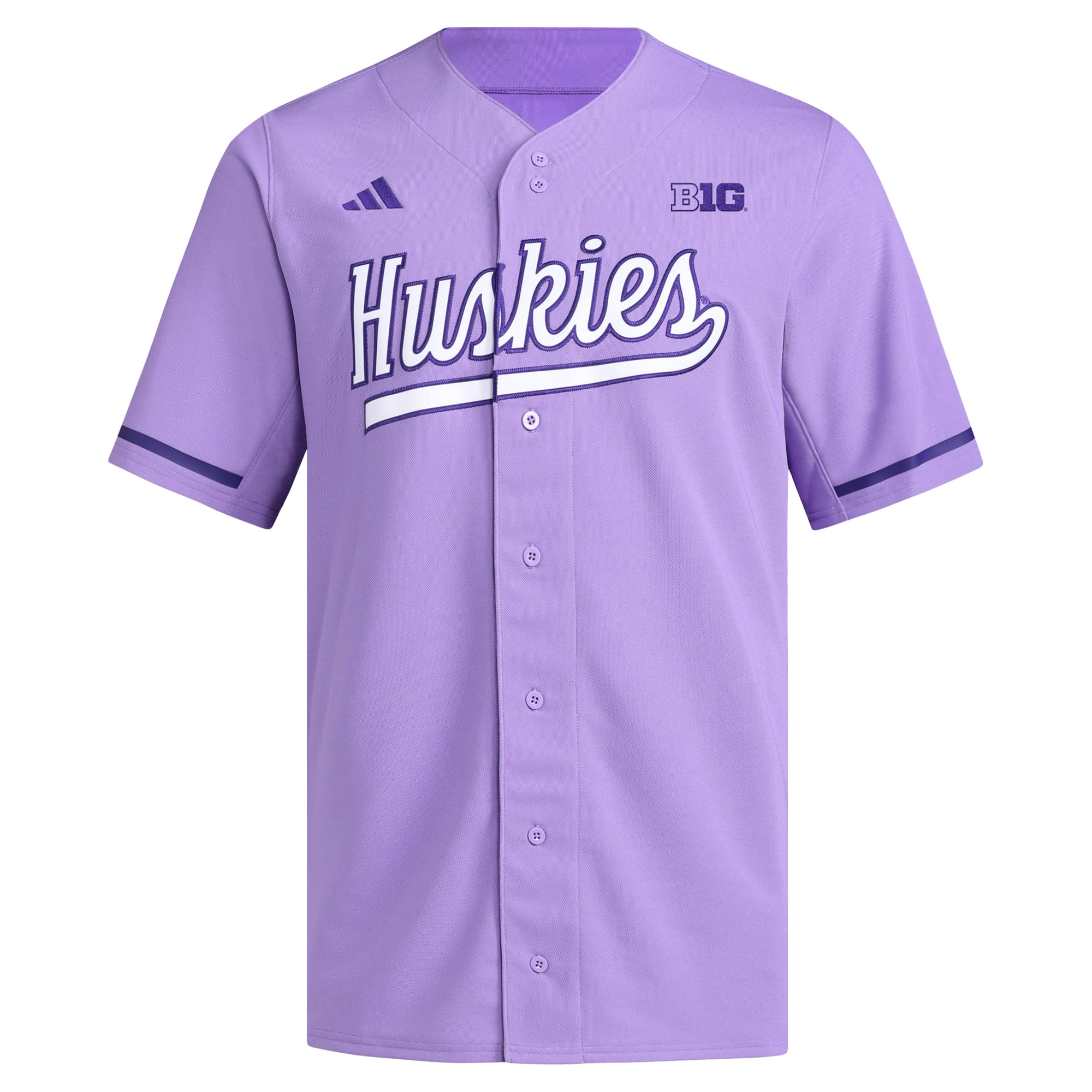 Men's Purple Washington Huskies Replica Baseball Jersey