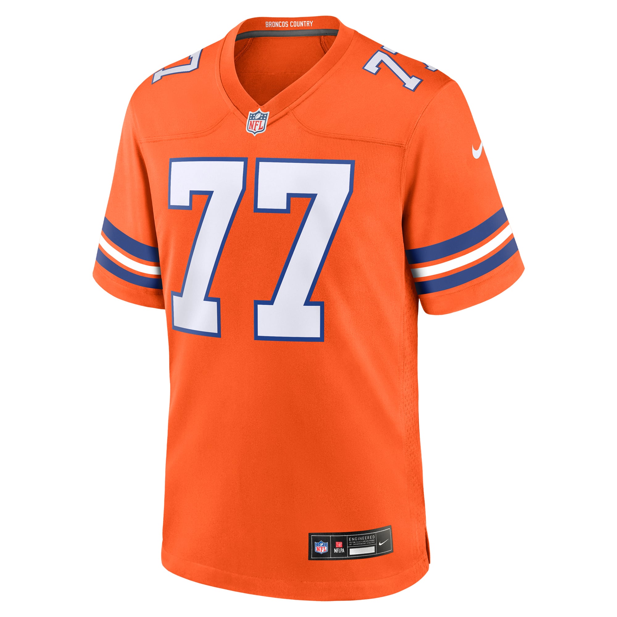 Men's Denver Broncos Quinn Meinerz Orange Alternate Game Jersey