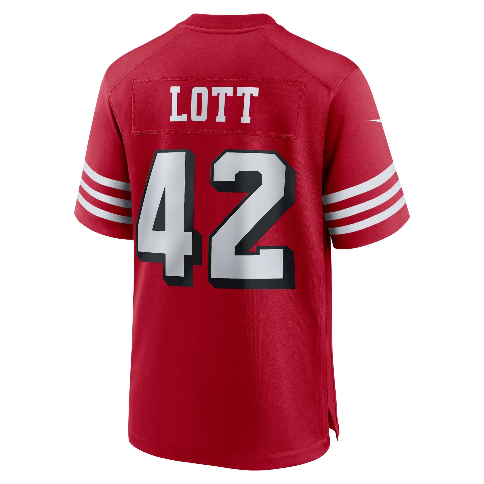Men's San Francisco 49ers Ronnie Lott Scarlet Retired Player Alternate Game Jersey