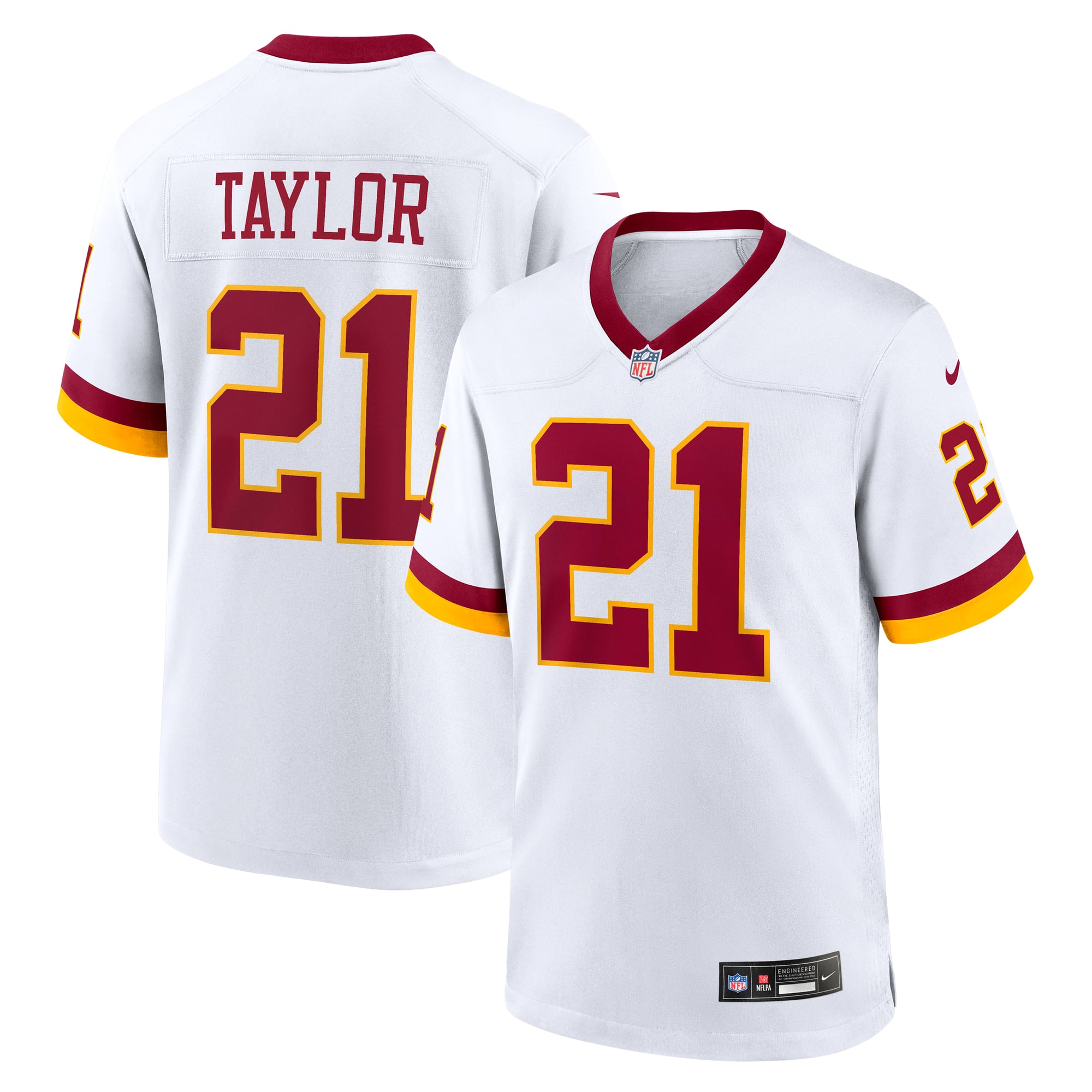 Men's Washington Commanders Sean Taylor White Game Super Bowl Era Jersey