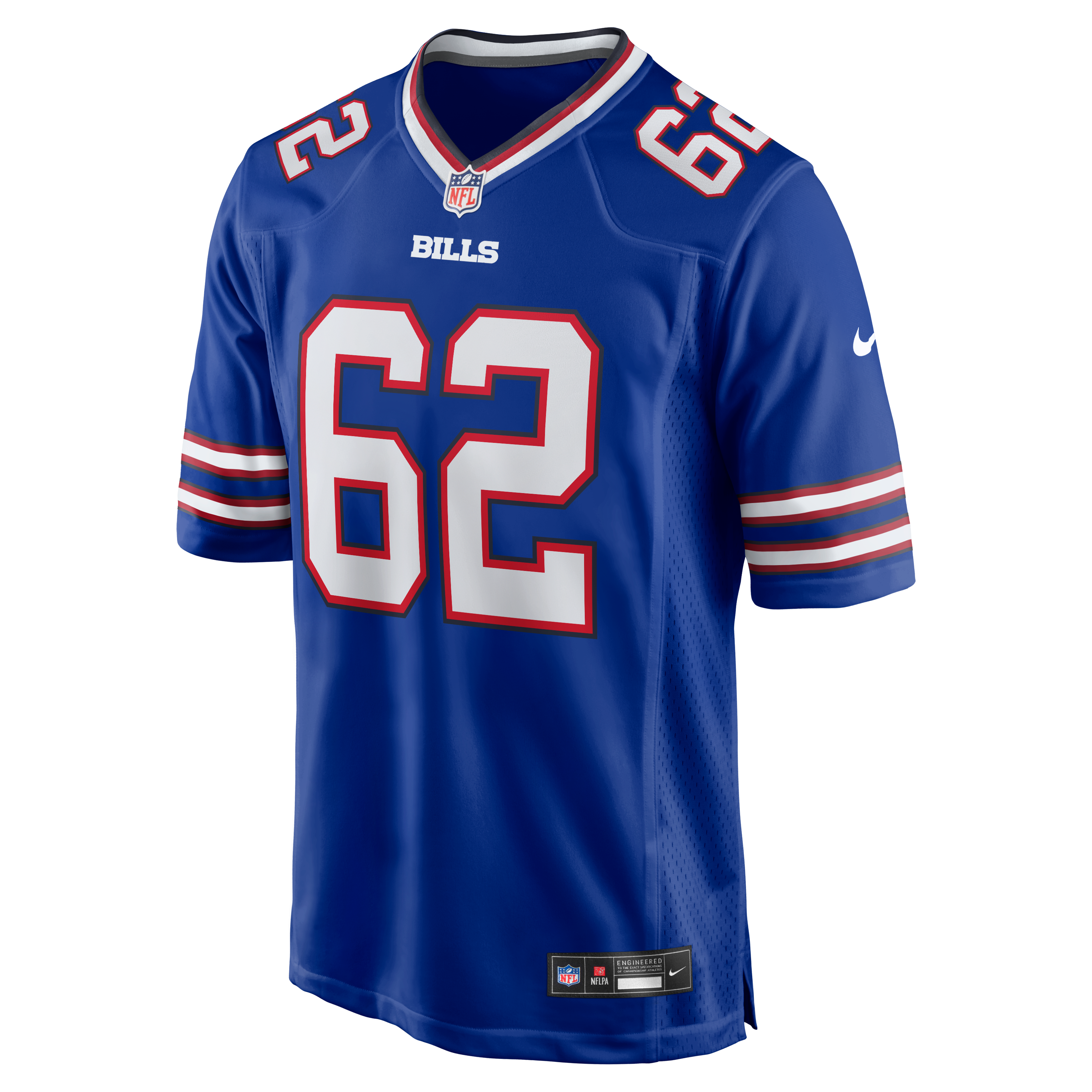 Men's Buffalo Bills Sedrick Van Pran-Granger Royal Game Jersey