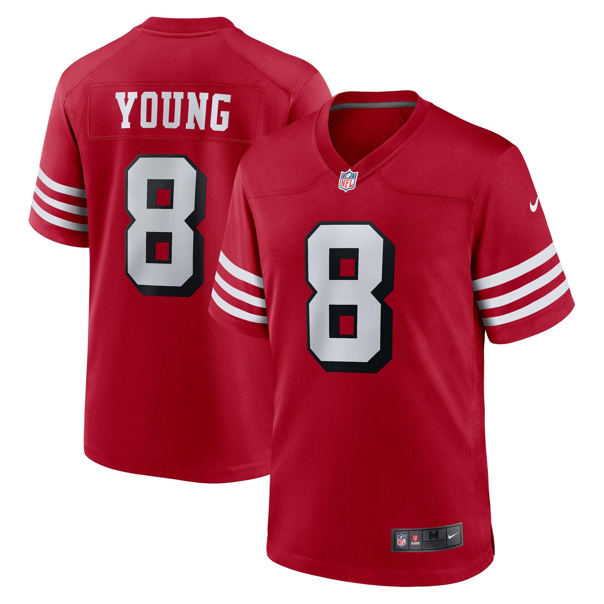 Men's San Francisco 49ers Steve Young Scarlet Retired Player Alternate Game Jersey
