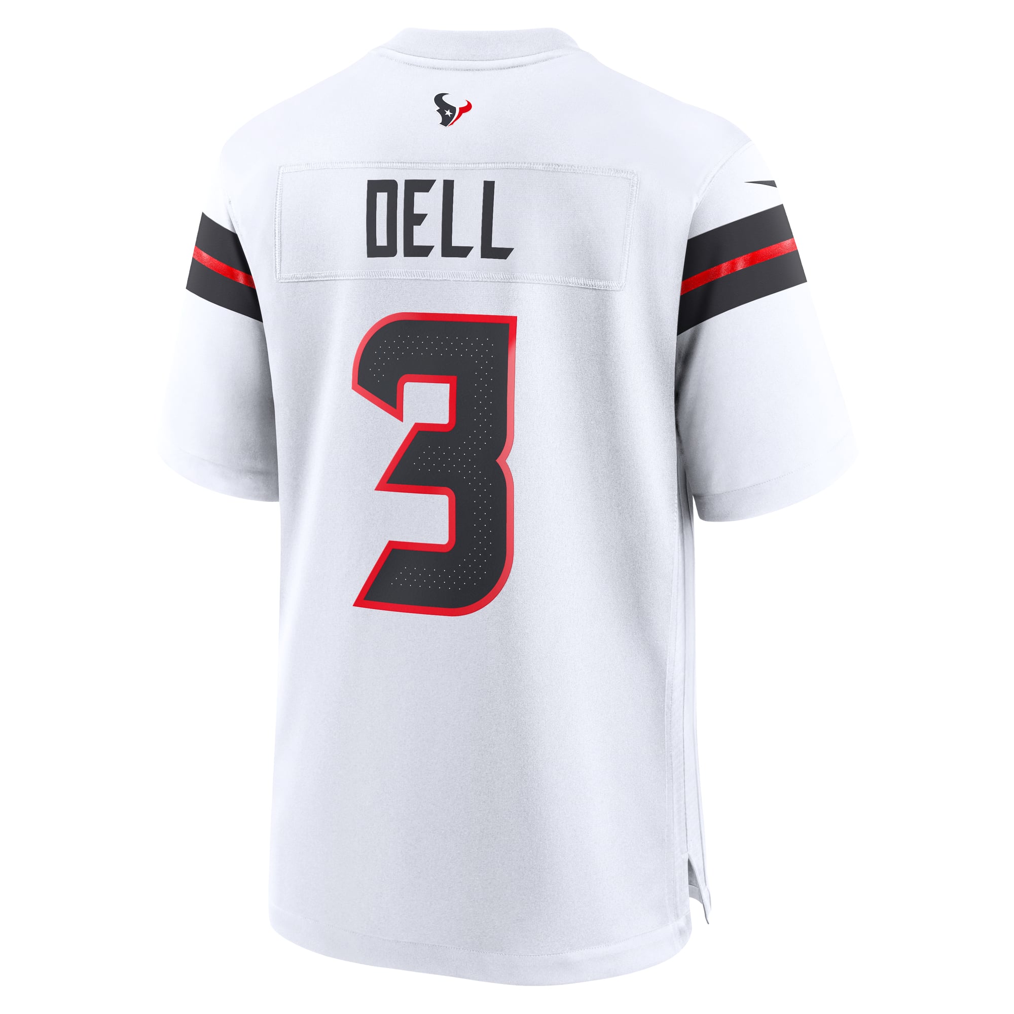 Men's Houston Texans Tank Dell White Game Jersey