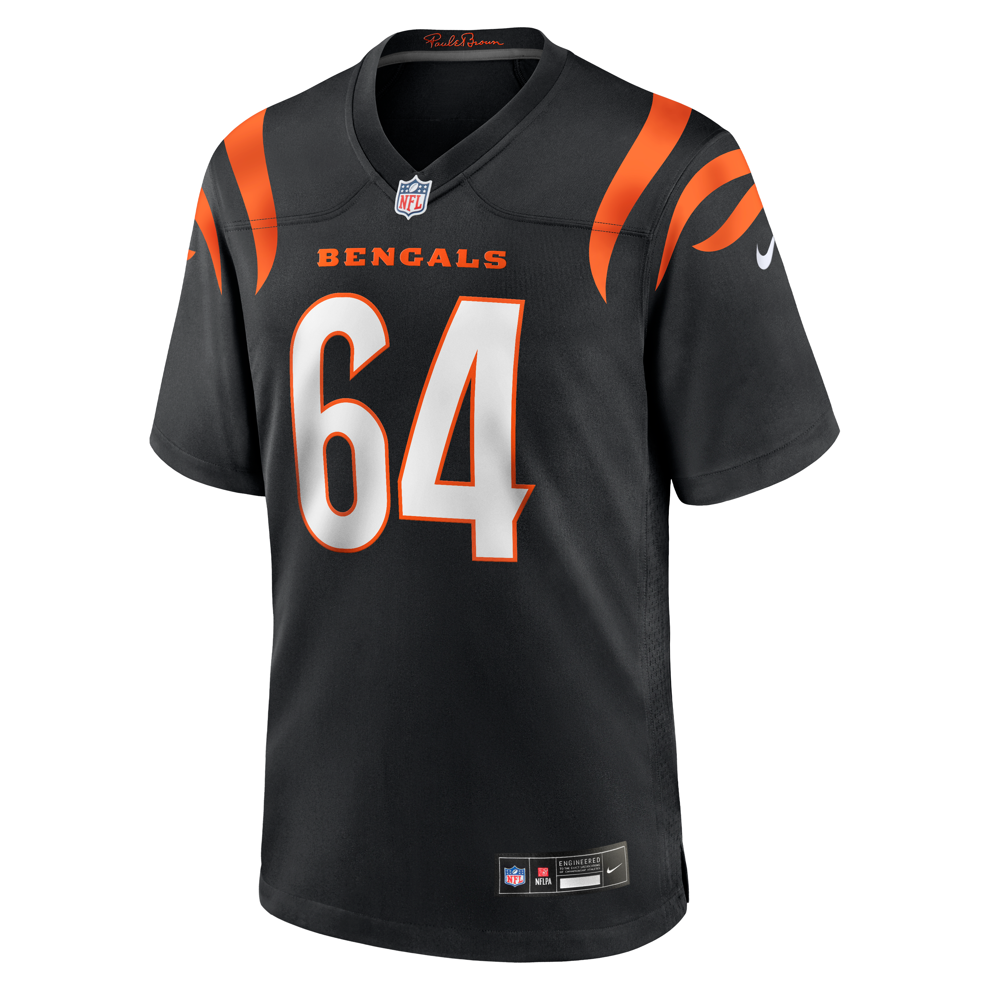 Men's Cincinnati Bengals Ted Karras Black Game Player Jersey