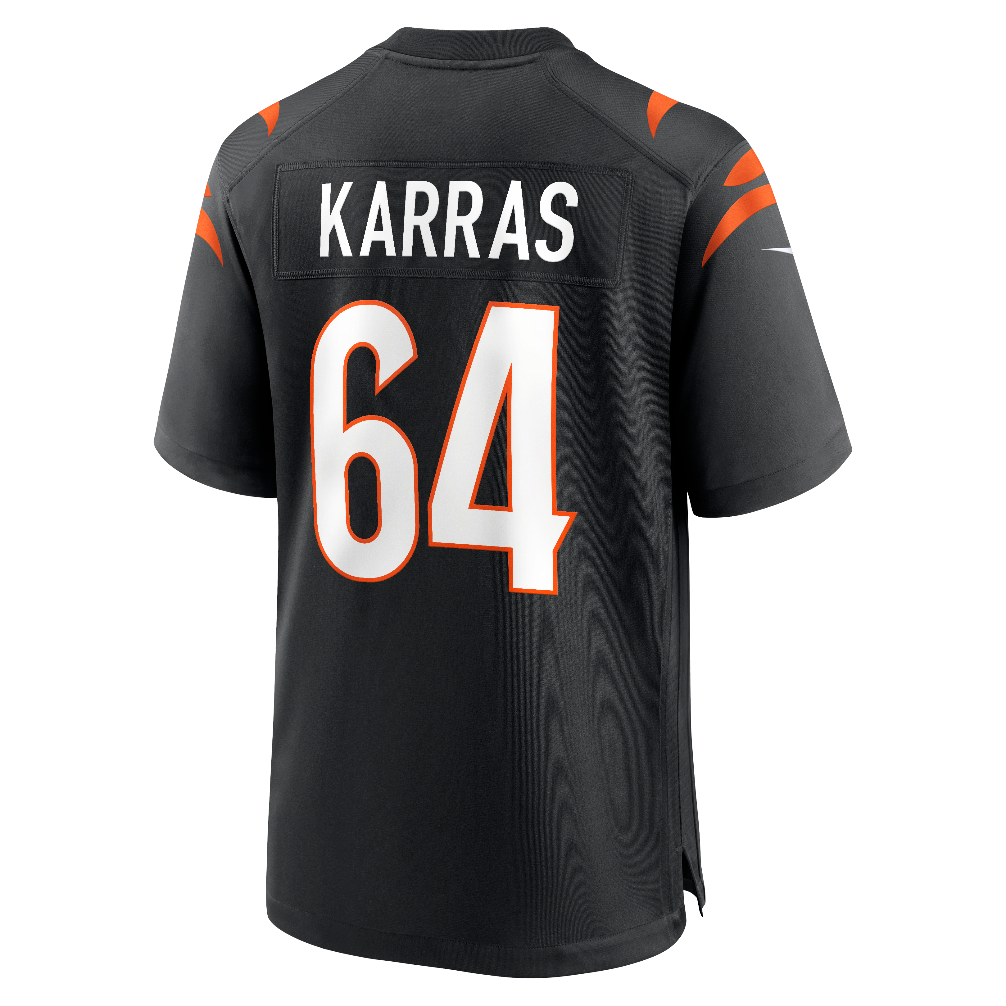 Men's Cincinnati Bengals Ted Karras Black Game Player Jersey