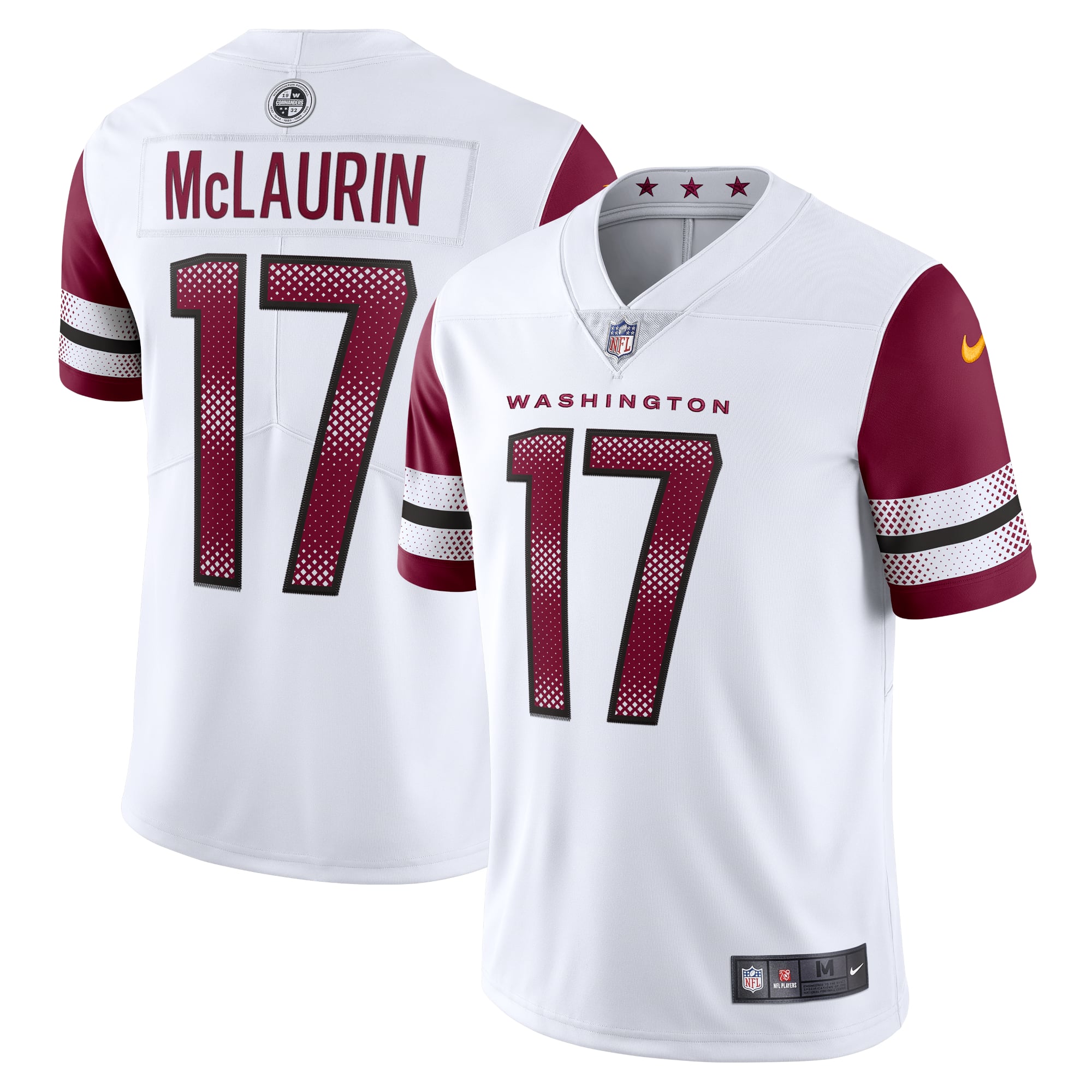 Men's Washington Commanders Terry McLaurin White Vapor Limited Jersey