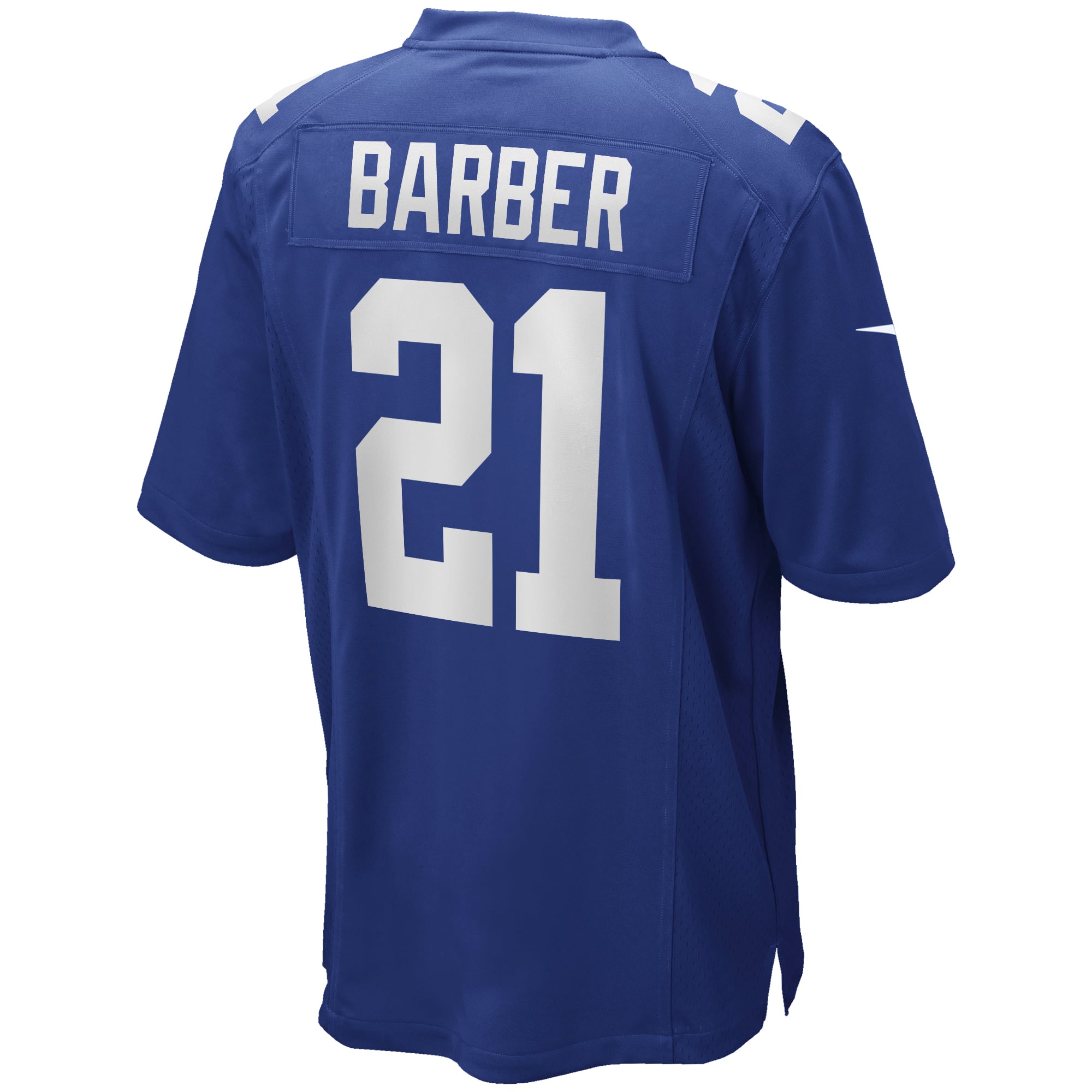 Men's New York Giants Tiki Barber Royal Game Retired Player Jersey