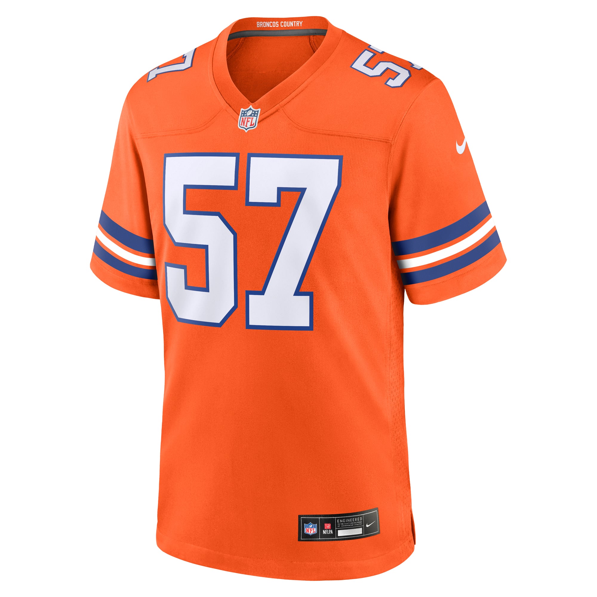 Men's Denver Broncos Tom Jackson Orange Retired Player Alternate Game Jersey