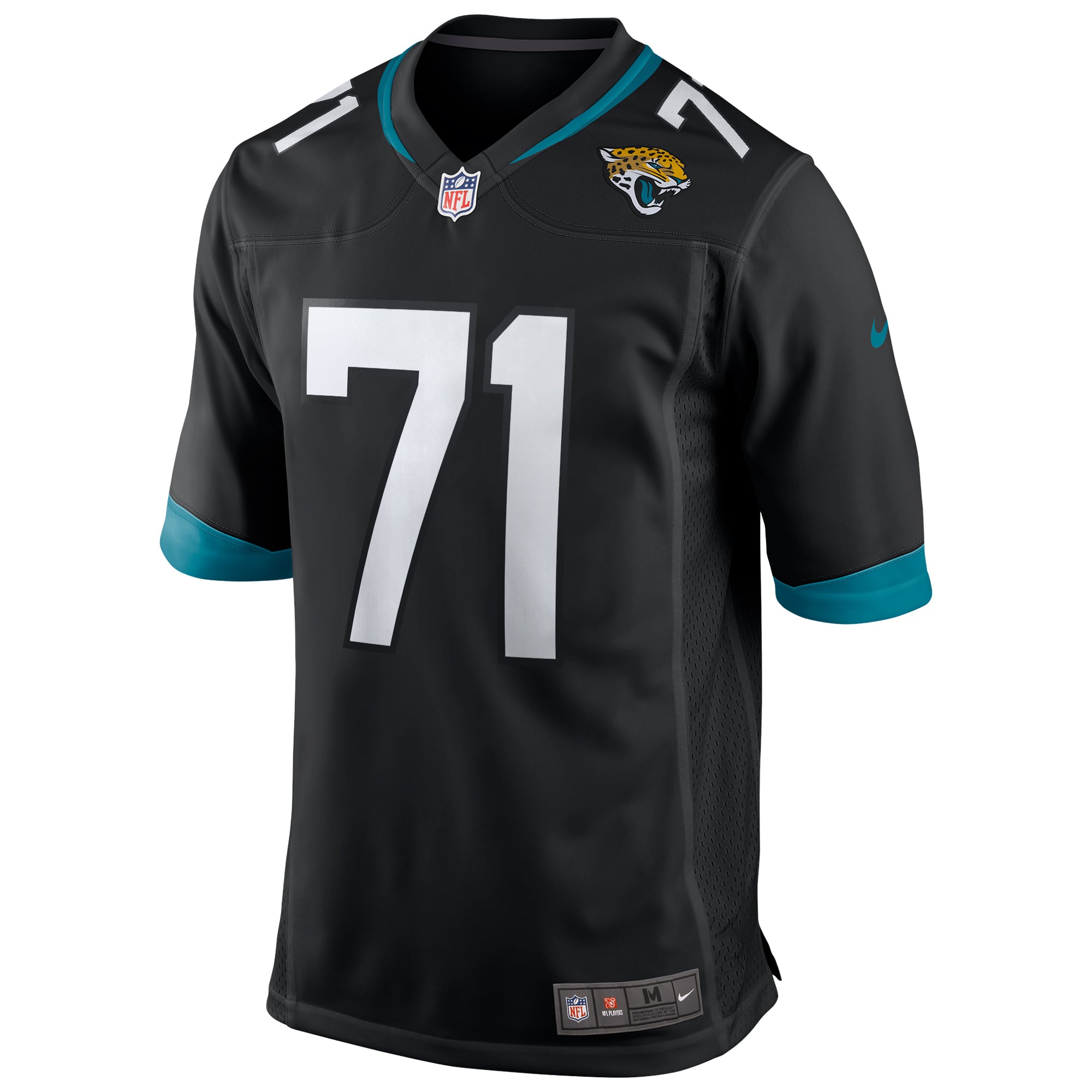 Men's Jacksonville Jaguars Tony Boselli Black Retired Player Alternate Game Jersey