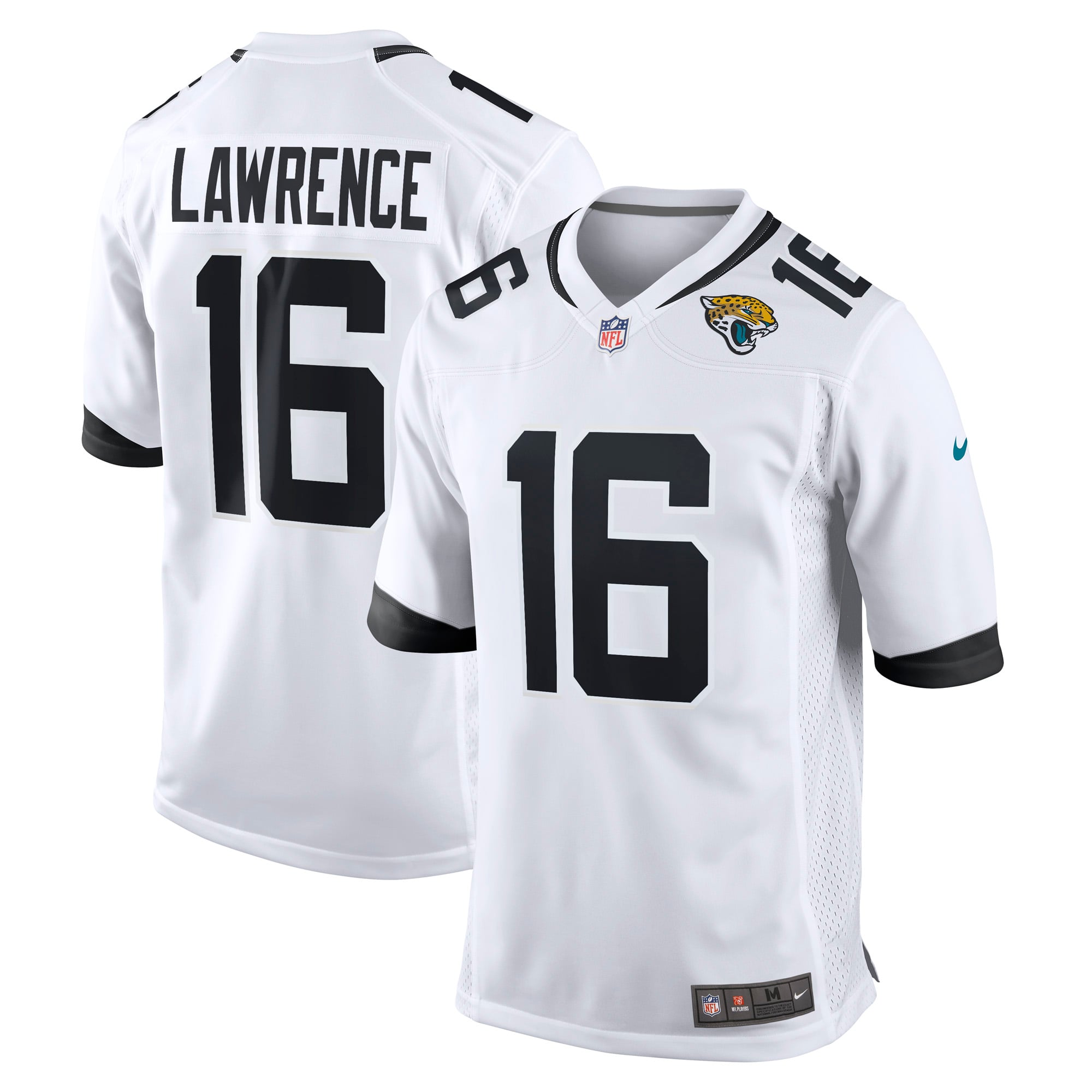 Men's Jacksonville Jaguars Trevor Lawrence White Game Jersey