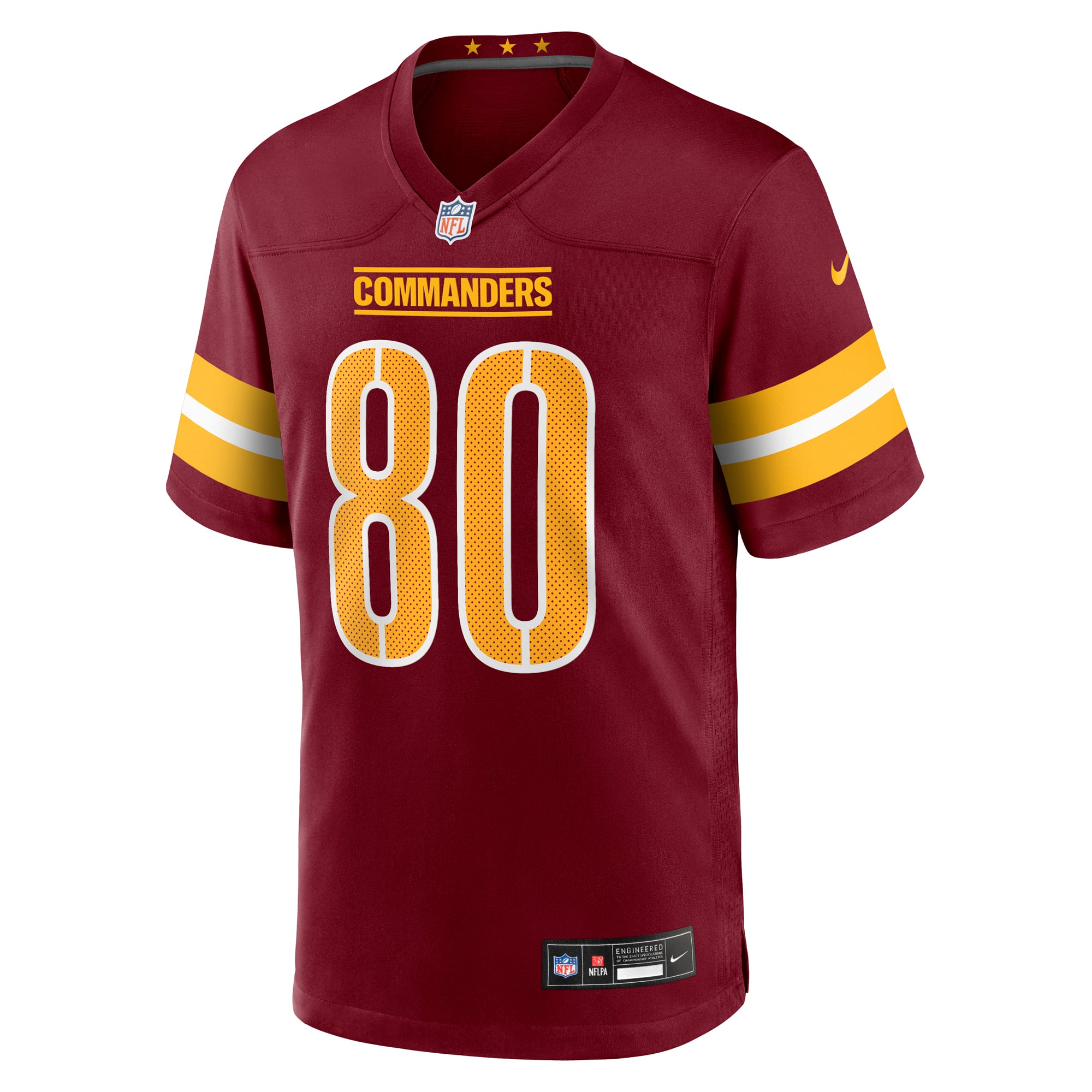 Men's Washington Commanders Tyree Jackson Burgundy Team Game Jersey